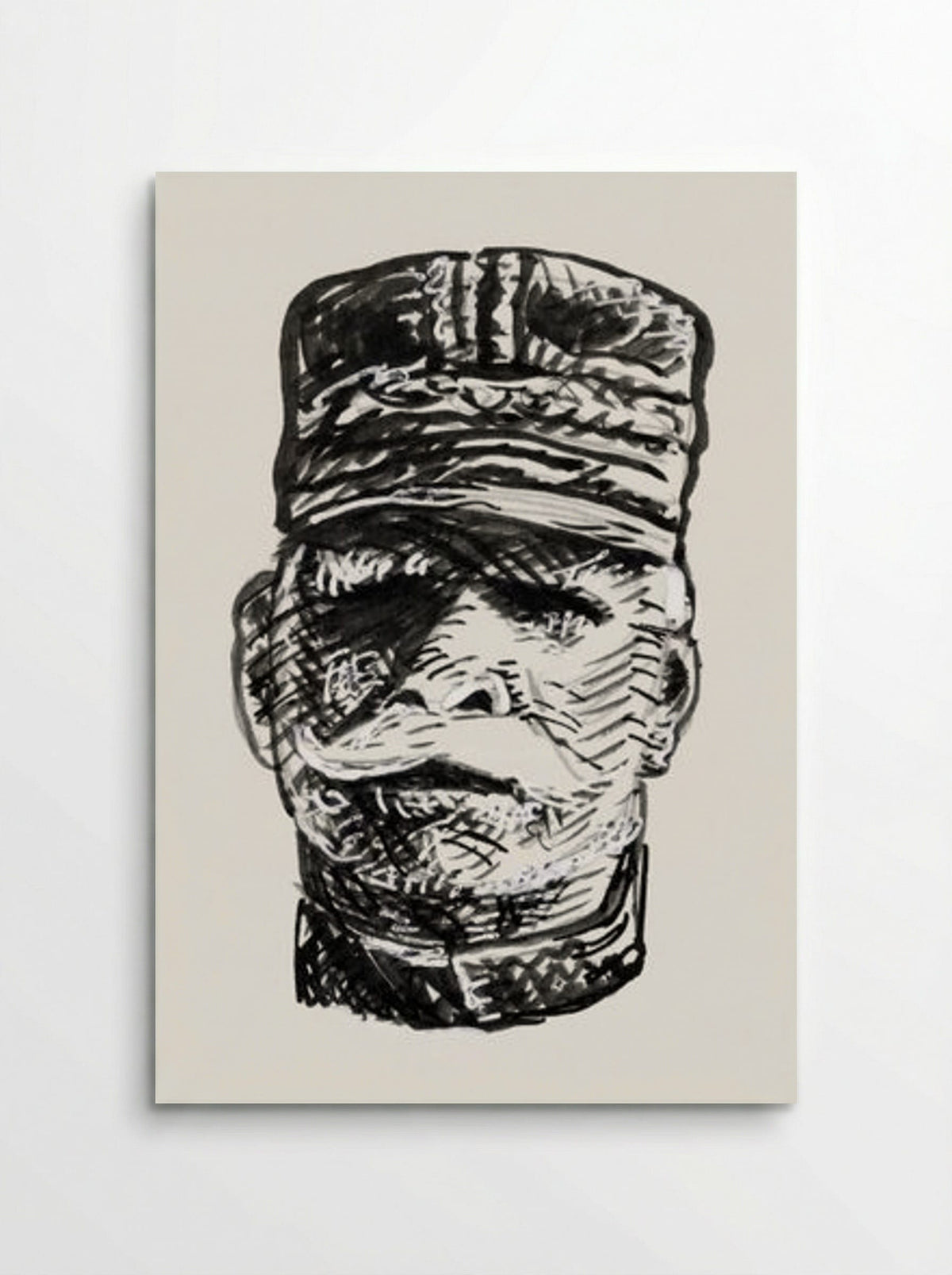 Portrait of General Joseph Jacques Césaire Joffre - Leo Gestel - Poster