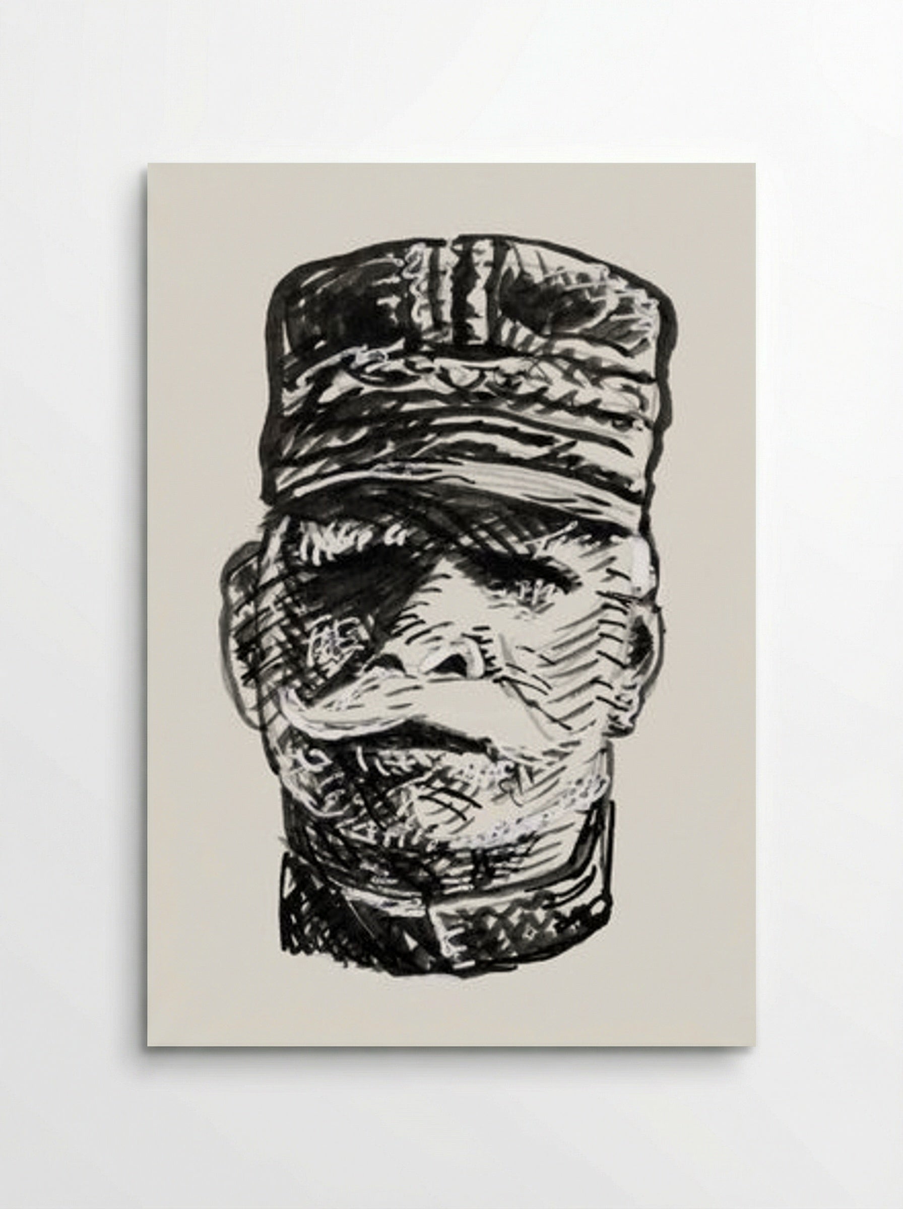 Portrait of General Joseph Jacques Césaire Joffre - Leo Gestel - Poster