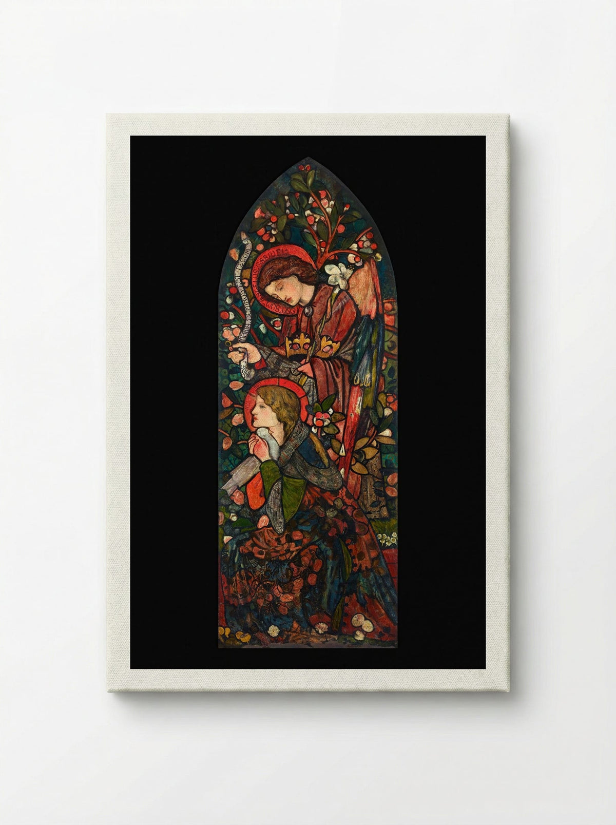 The Annunciation - Sir Edward Burne-Jones - Canvas