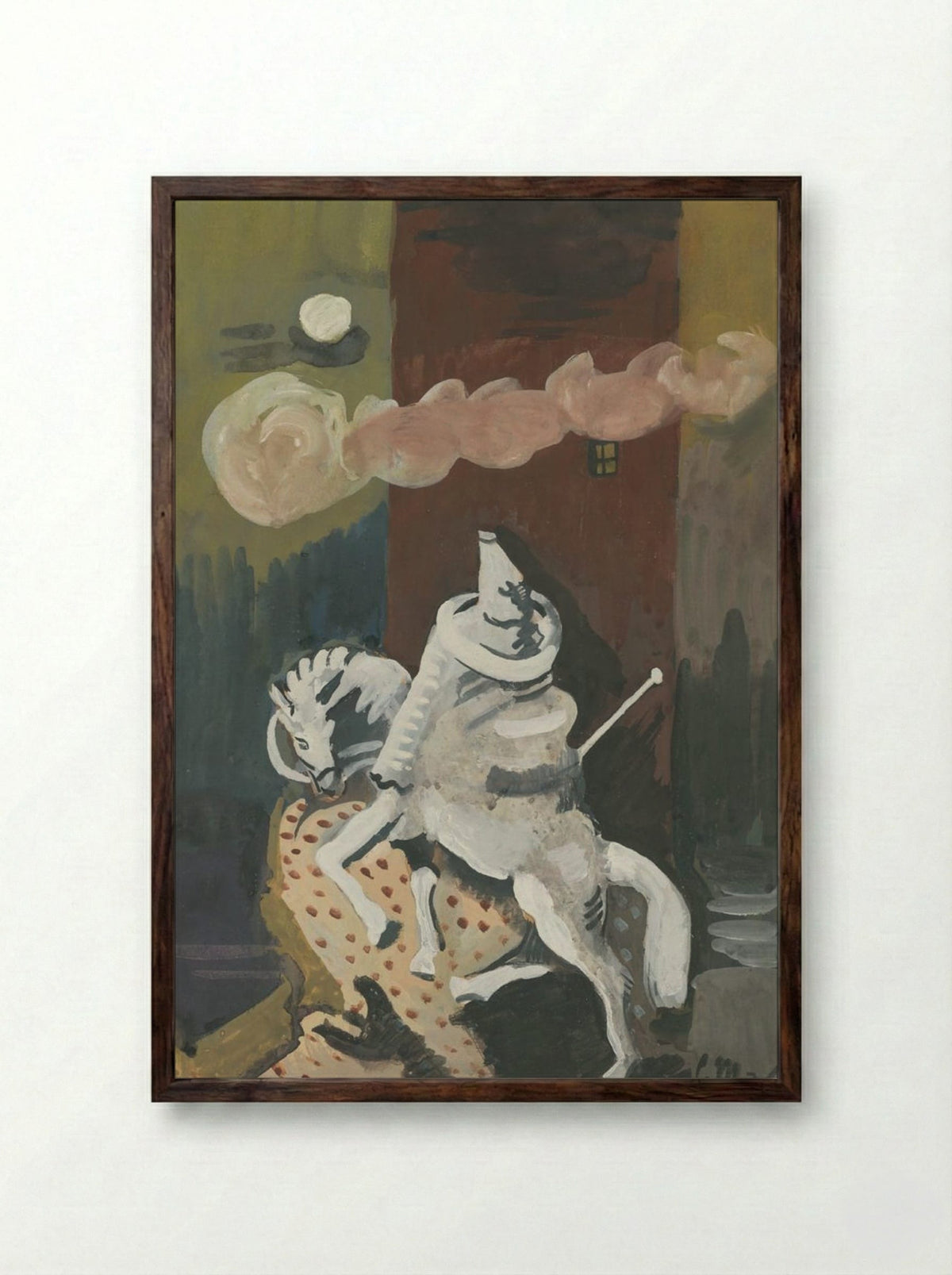 At Night - Cyprián Majerník - Framed Print Dark Wood