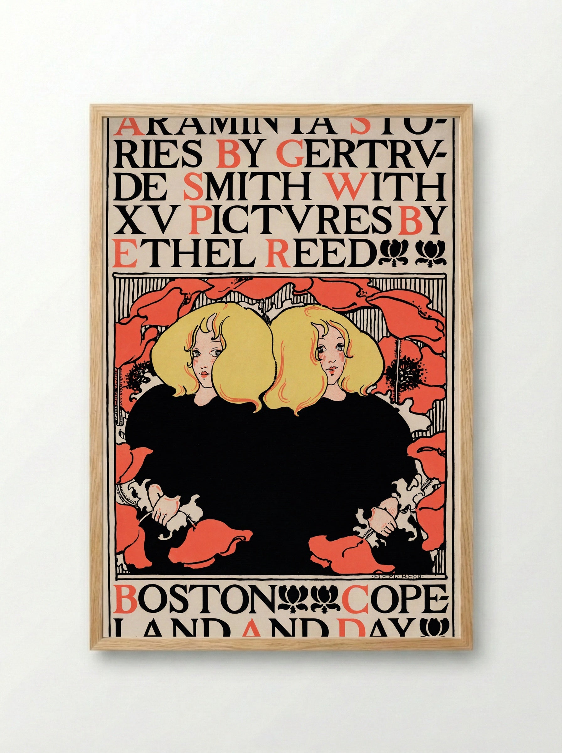 Arabella and Araminta Stories - Ethel Reed - Framed Print Wood