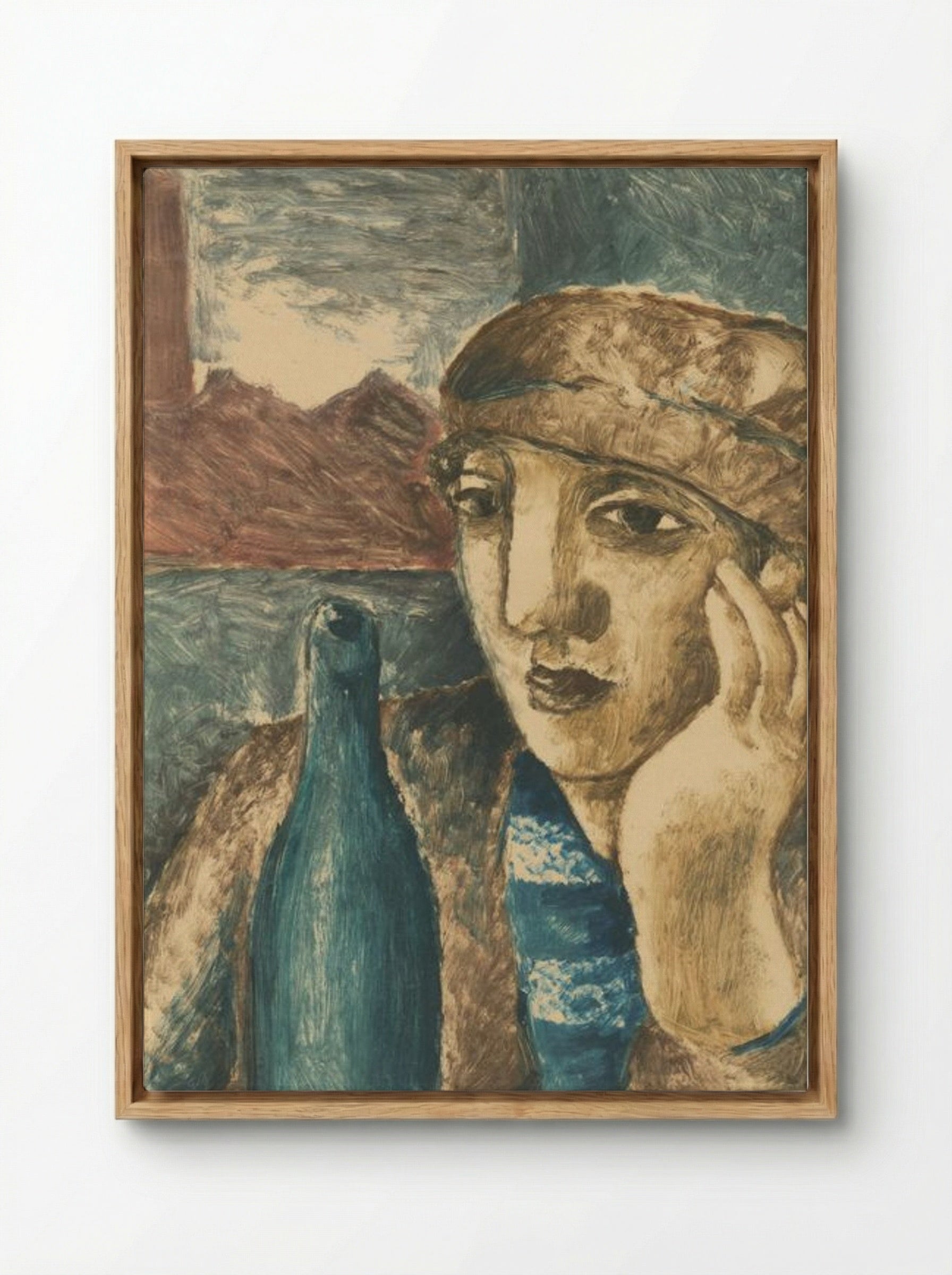 Drunk - Mikuláš Galanda - Framed Canvas Wood