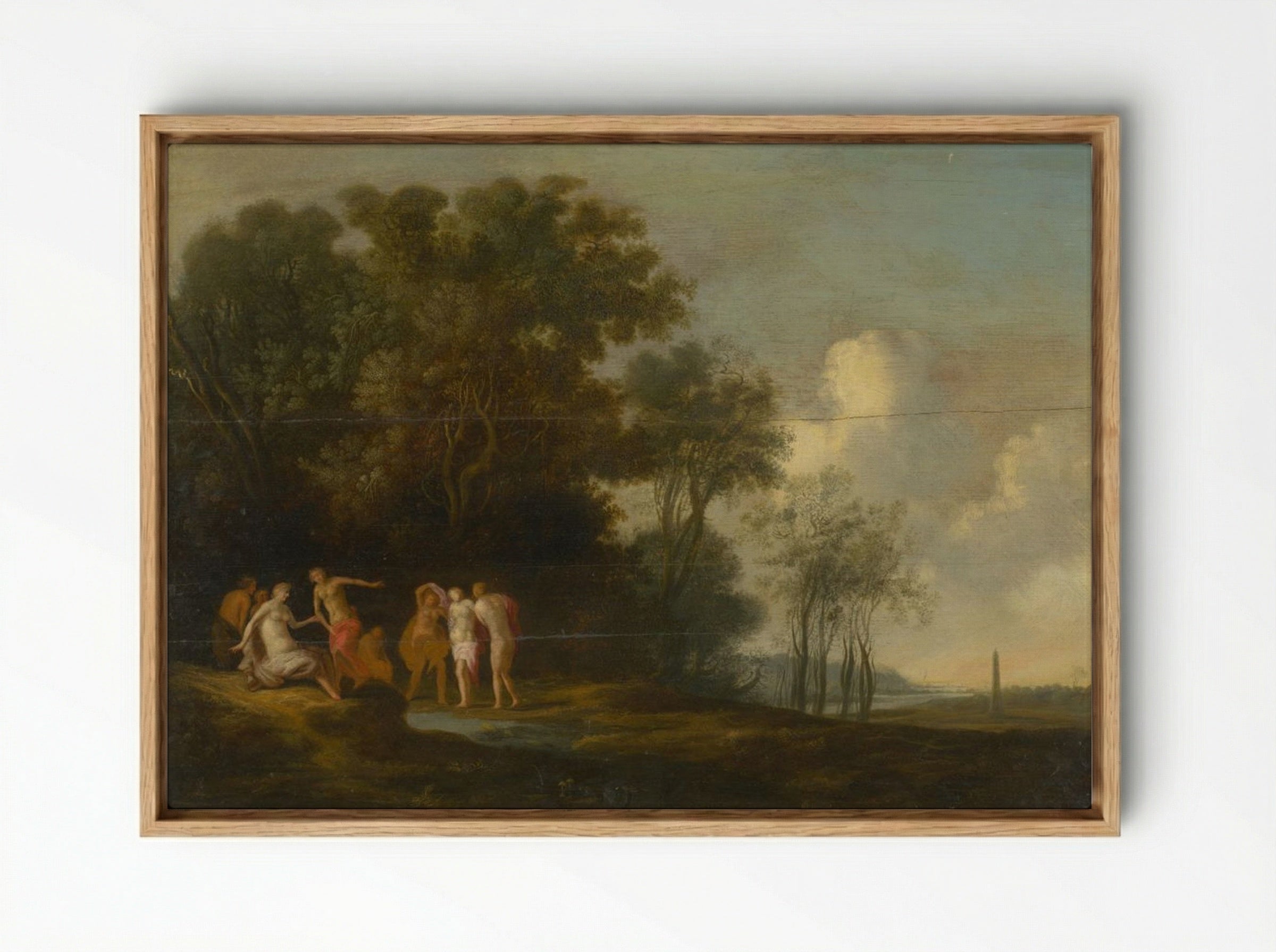 Diana and Callisto - Peter Paul Rubens - Framed Canvas Wood