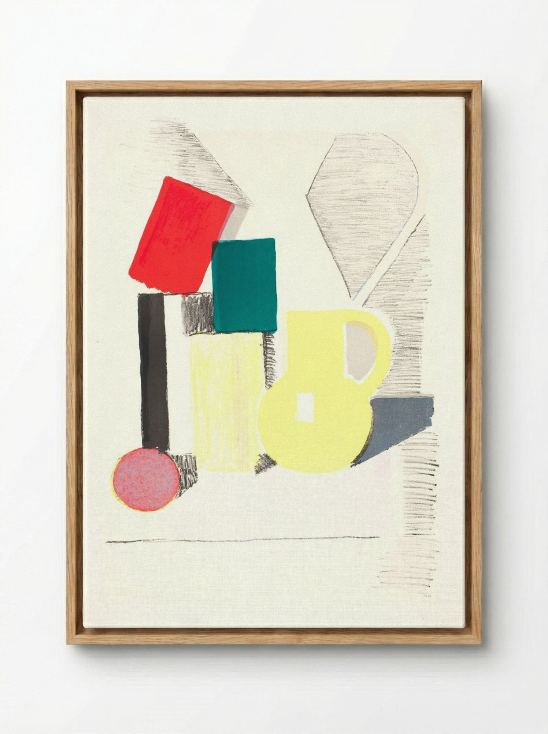 Setup - Vilhelm Lundstrøm - Framed Canvas Wood