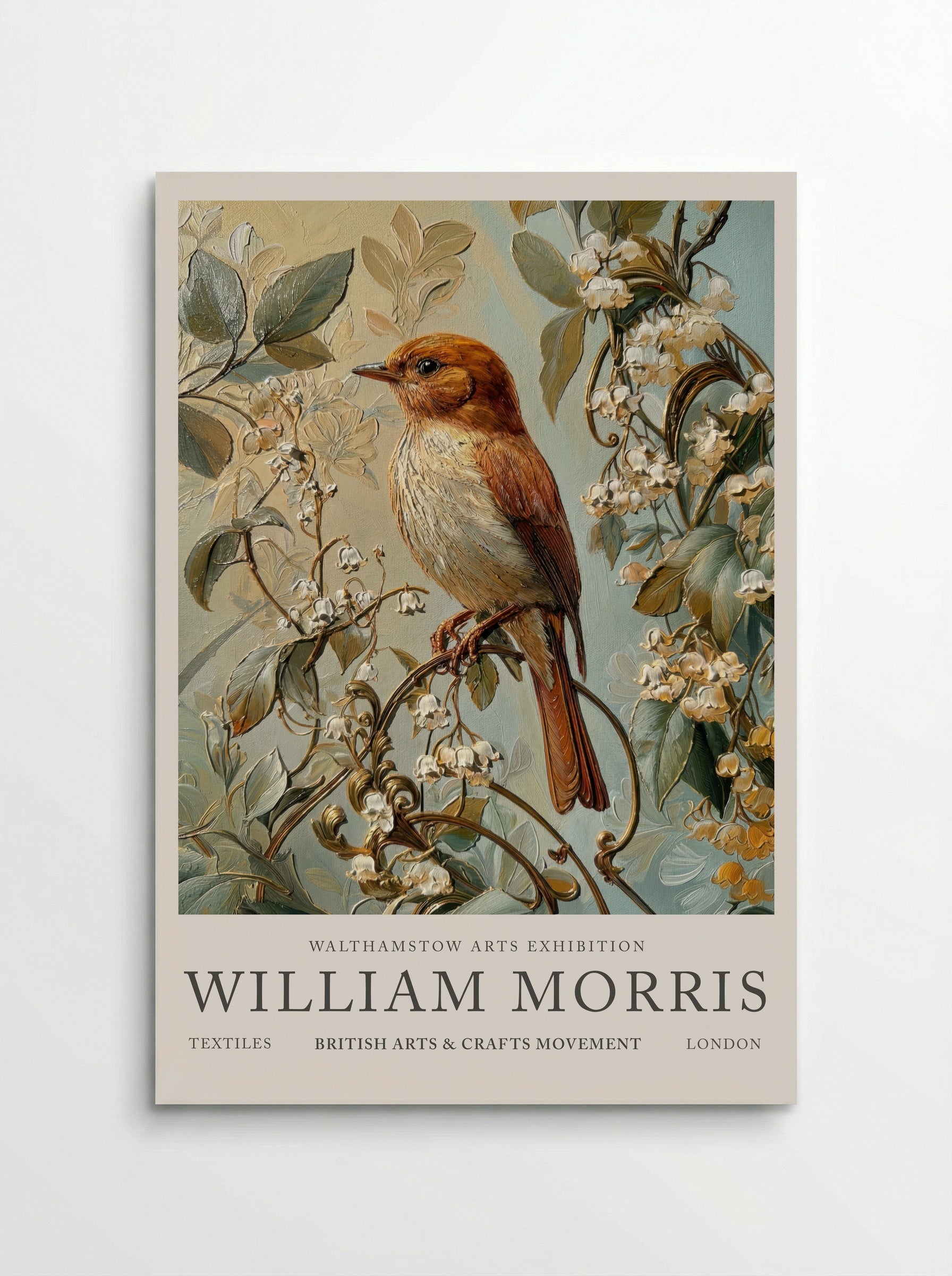 Nightingale Melody - William Morris - Poster