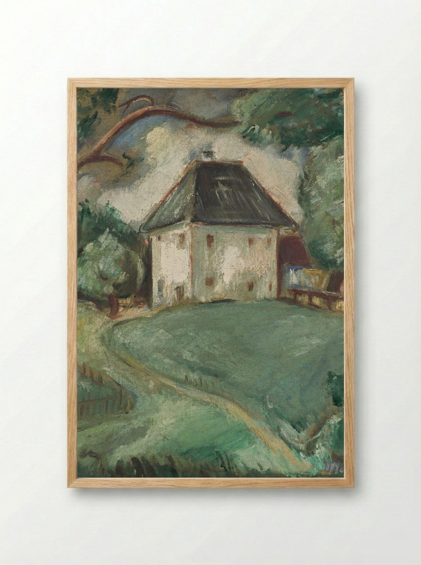 Landscape near Trebon - Cyprián Majerník - Framed Print Wood