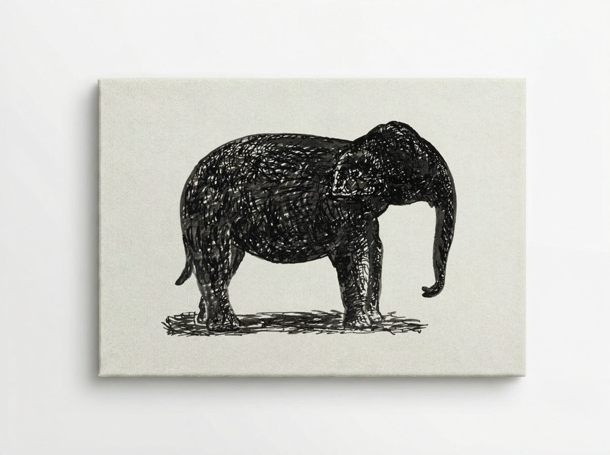 Elephant - Leo Gestel - Canvas