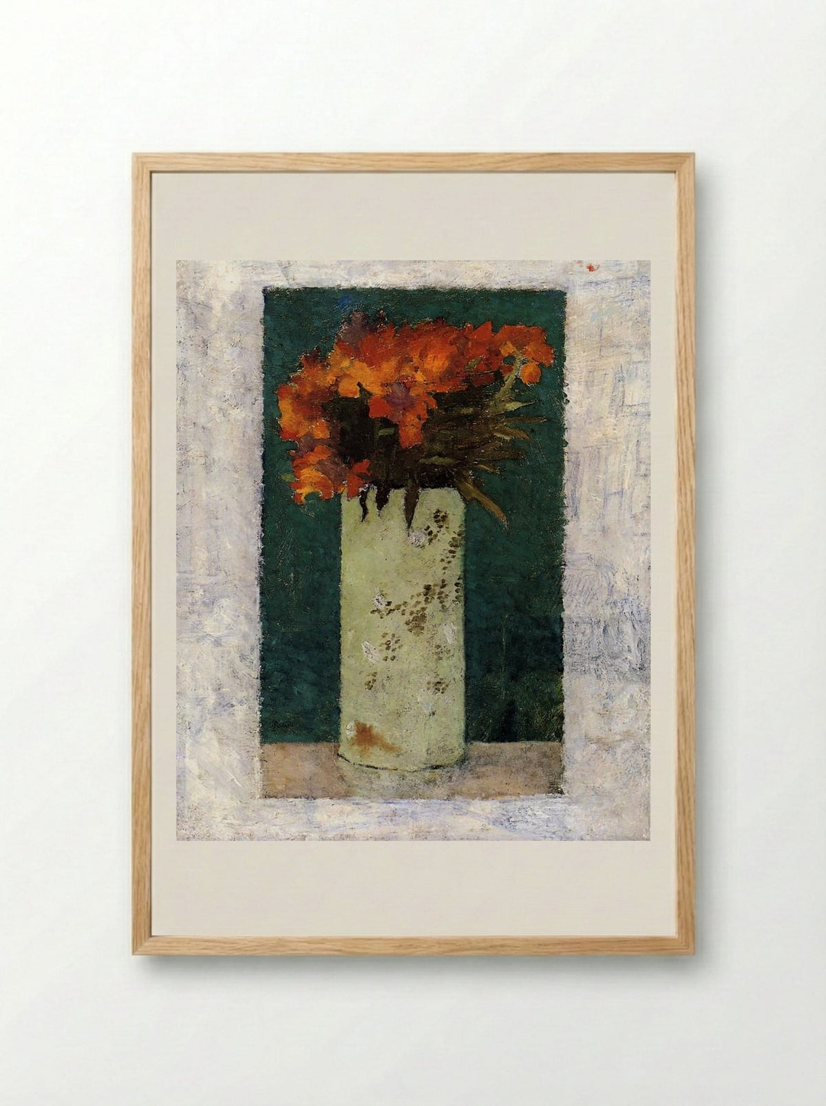 Pot of Flowers - Pierre Bonnard - Framed Print Wood
