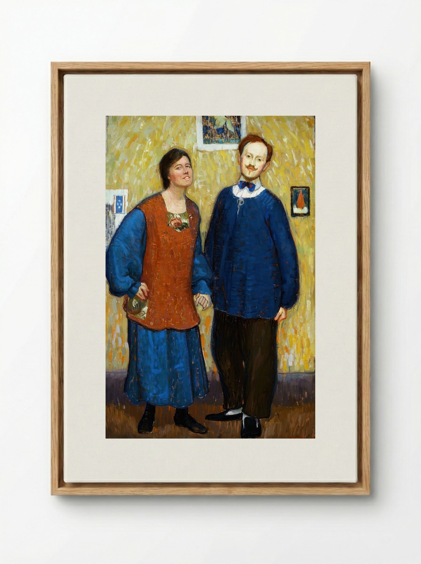 We Don't Know Where We're Going, But We're On The Way - Edouard Antonin Vysekal - Framed Canvas Wood