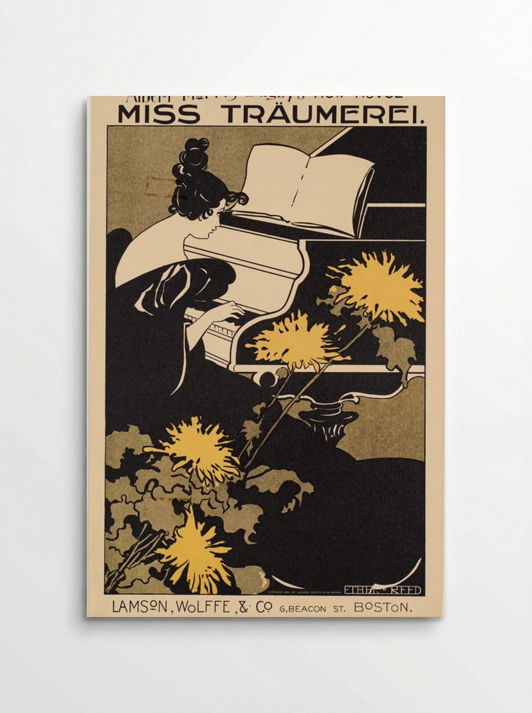 Miss Traumerei (Albert Morris Bagby's New Novel) - Ethel Reed - Poster