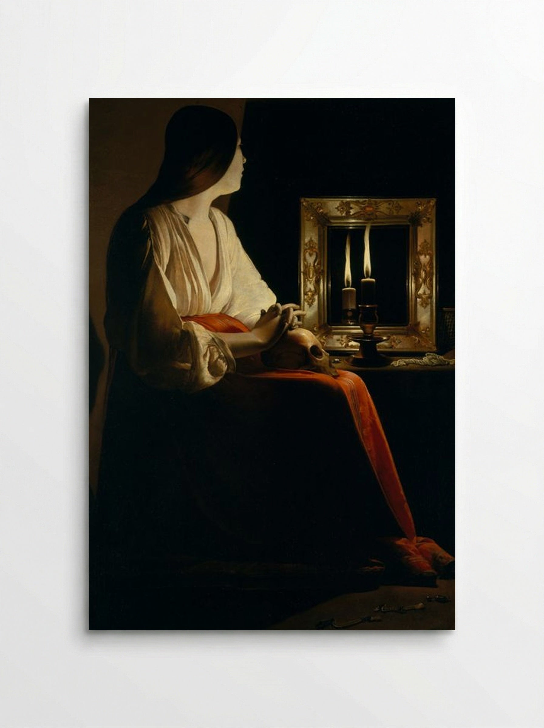 The Penitent Magdalen - Georges de La Tour - Poster