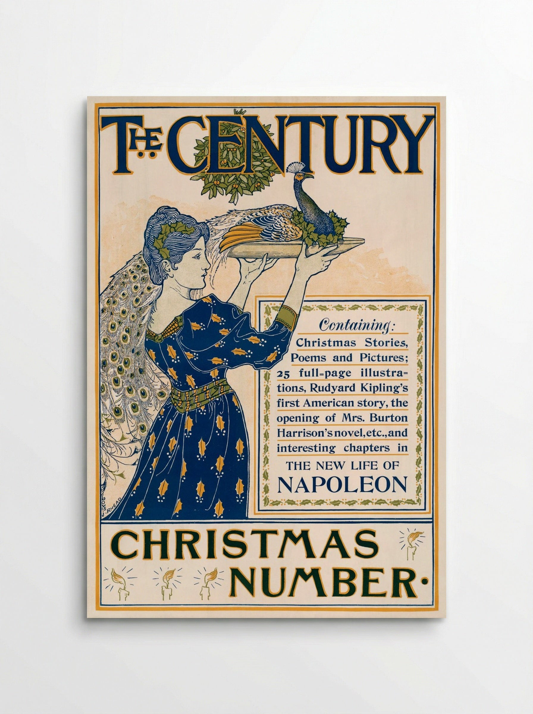 The Century, Christmas Number (Magazine Cover) - Louis Rhead - Poster