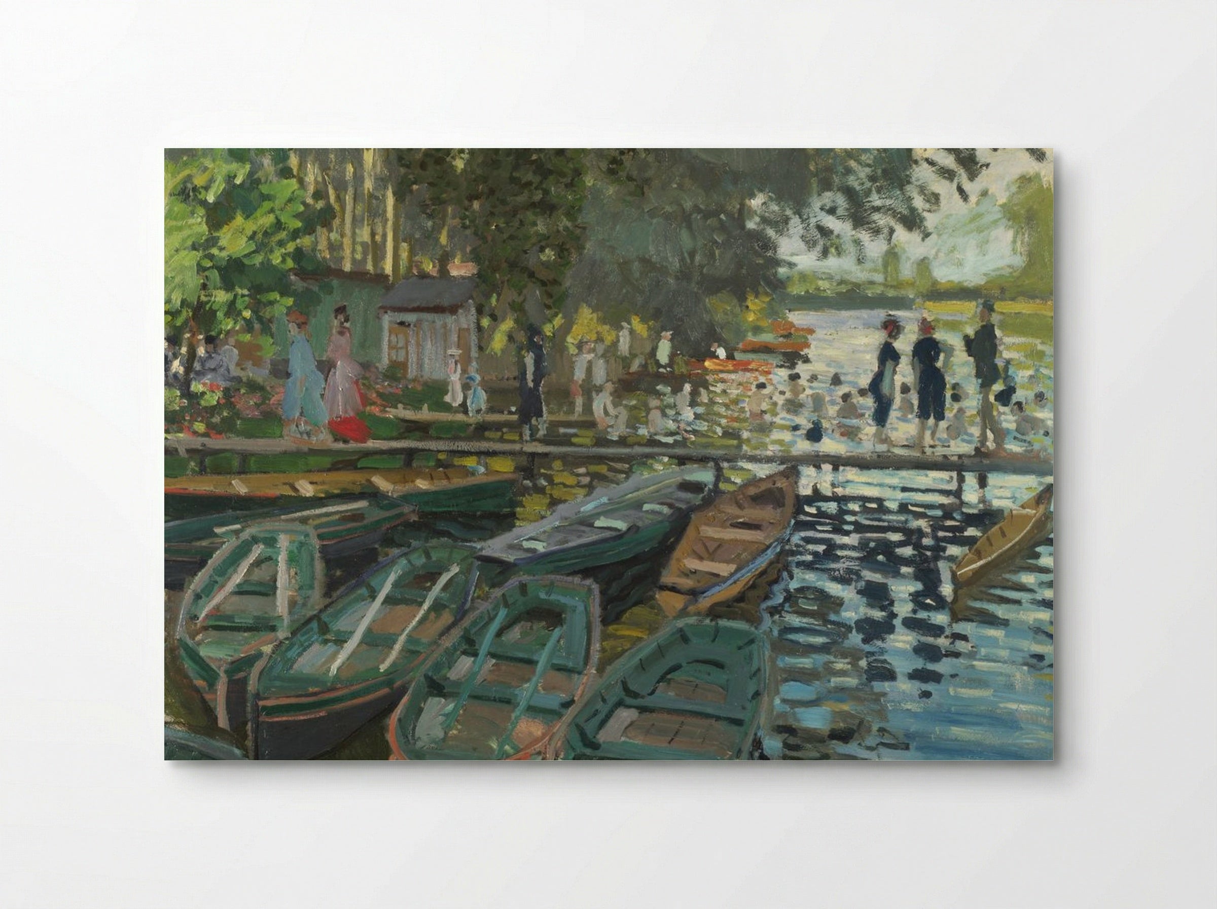 Bathers at La Grenouillère - Claude Monet - Poster