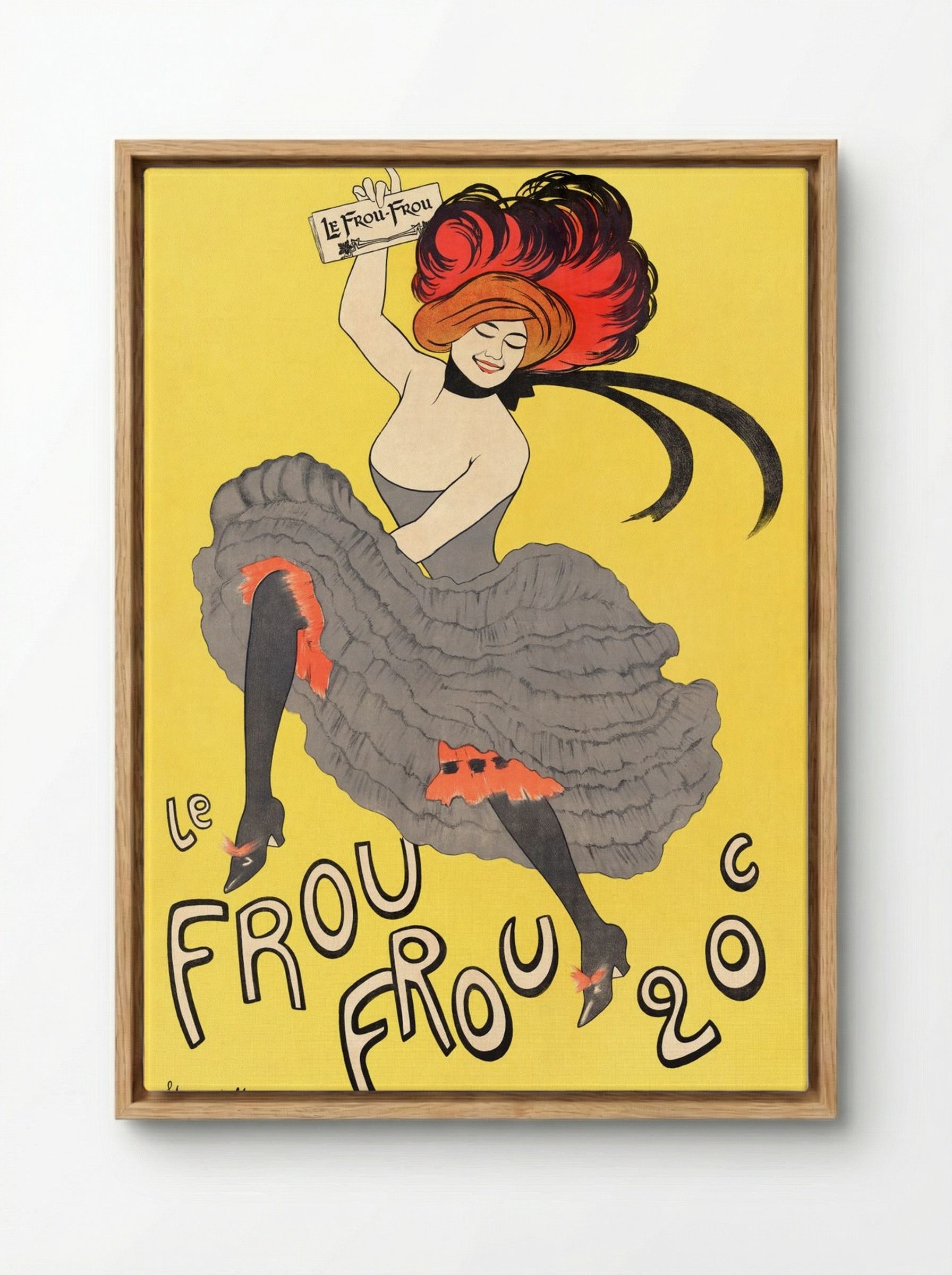 Le Frou-Frou - Leonetto Cappiello - Framed Canvas Wood