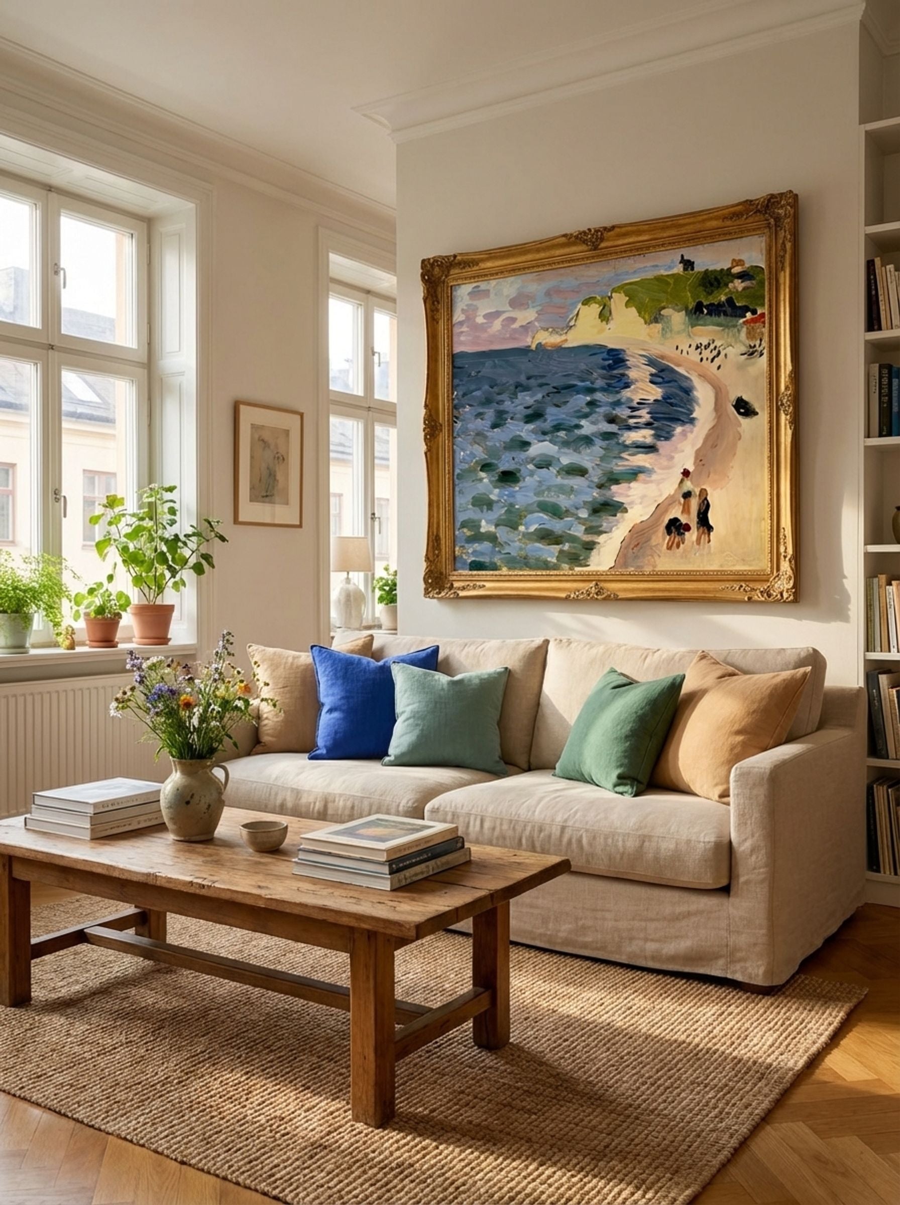 Etretat The Sea by Henri Matisse – Fauvist Coastal Landscape Print - Lifestyle