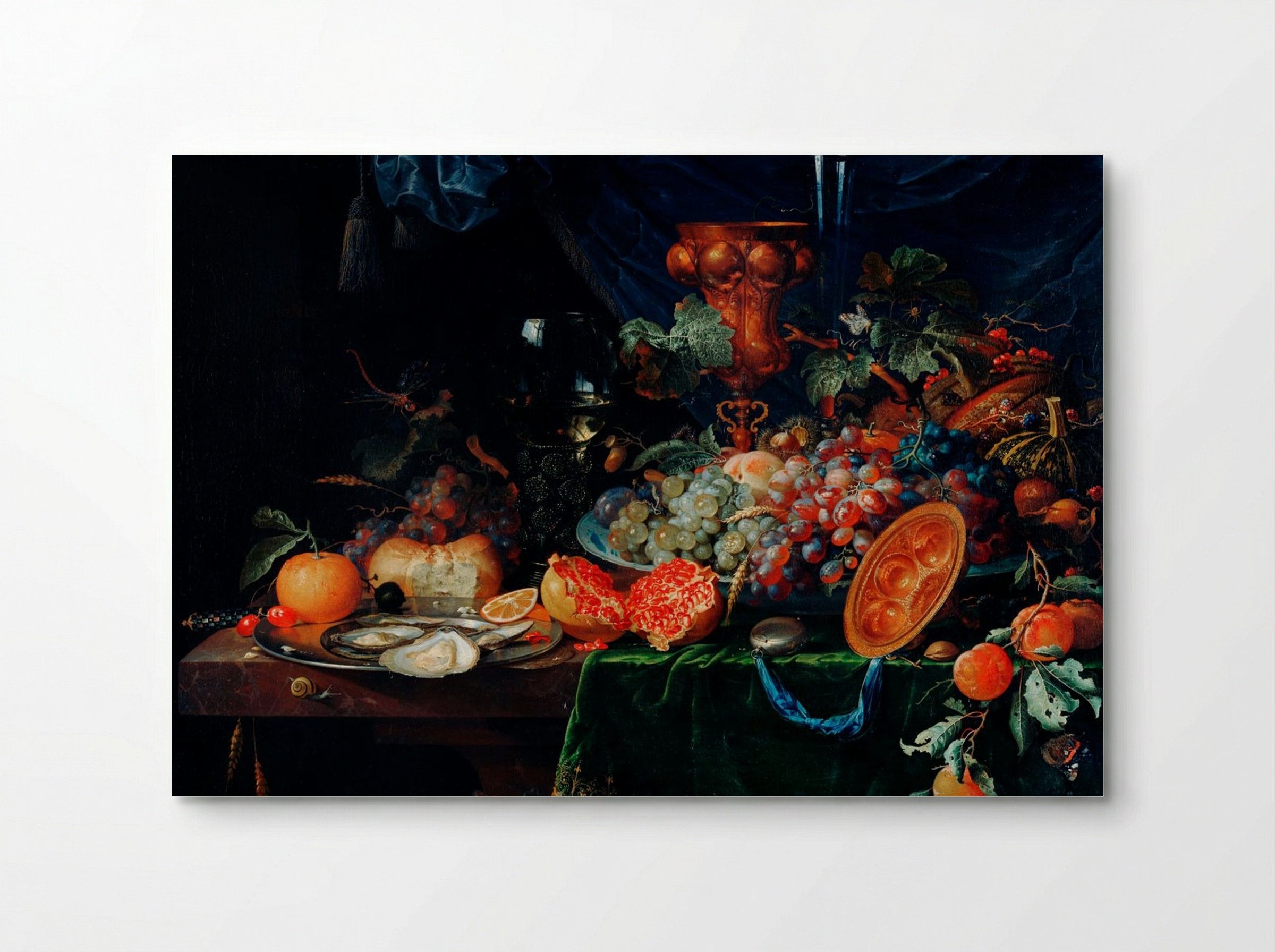 Fruits and Oysters - Abraham Mignon - Poster