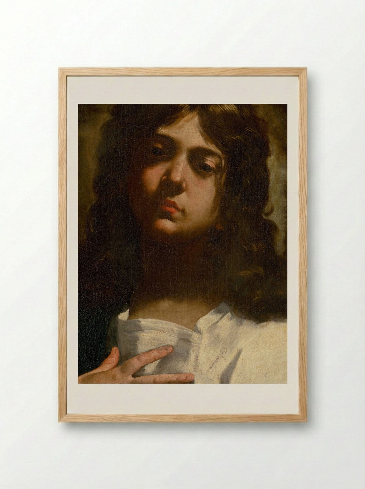 Saint John the Evangelist - Guido Reni - Framed Print Wood