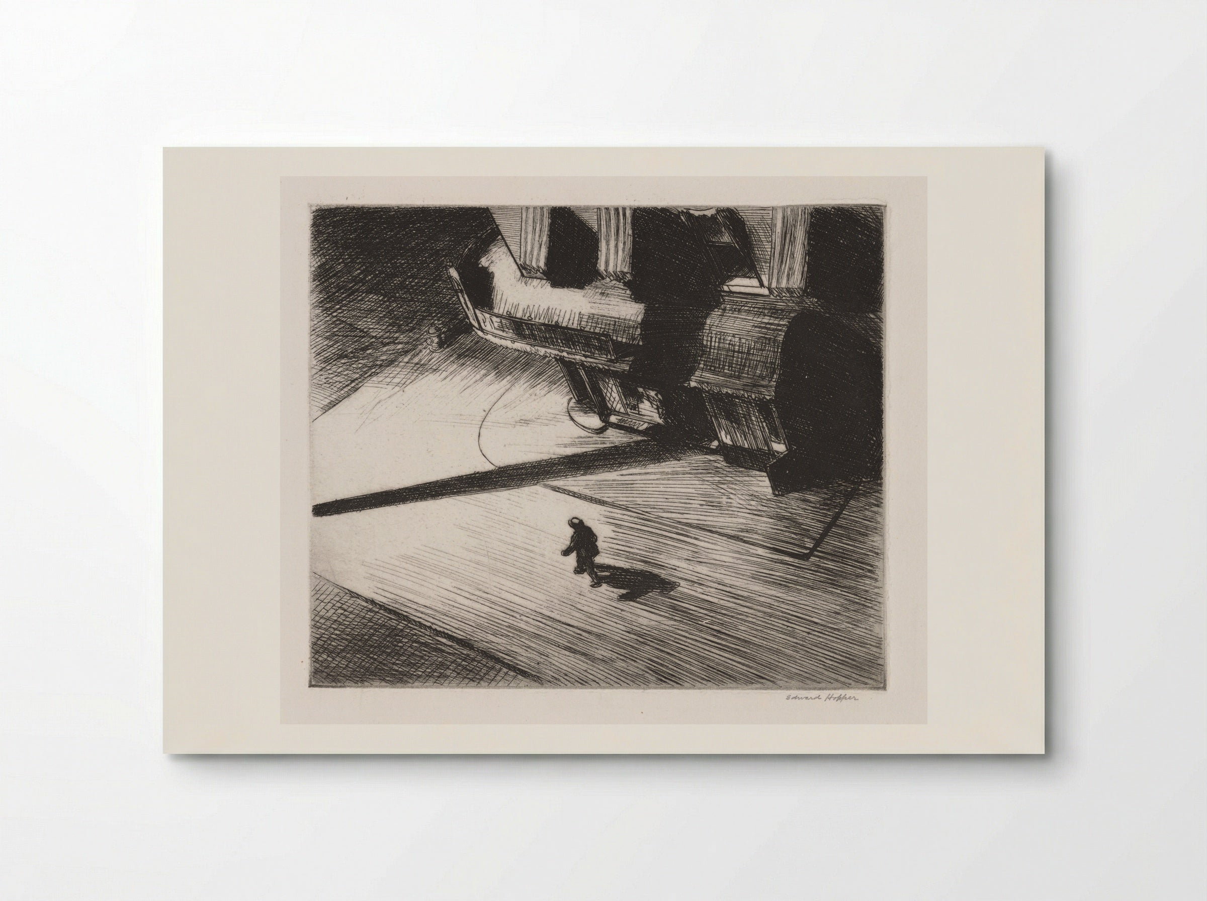 Night Shadows - Edward Hopper - Poster