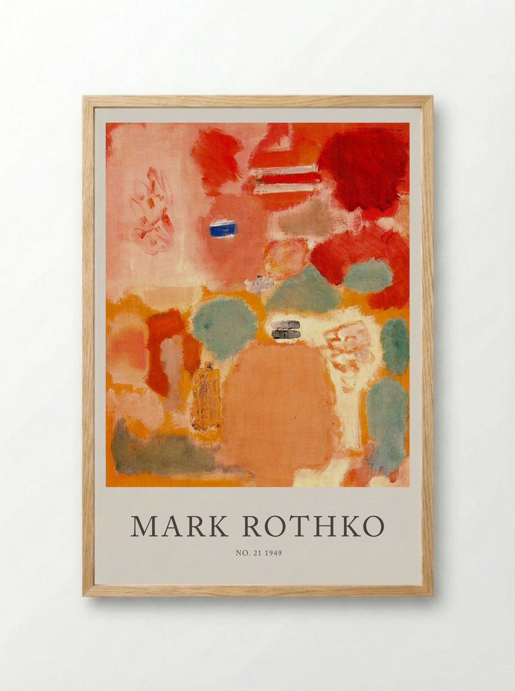 No. 21 - Mark Rothko - Framed Print Wood
