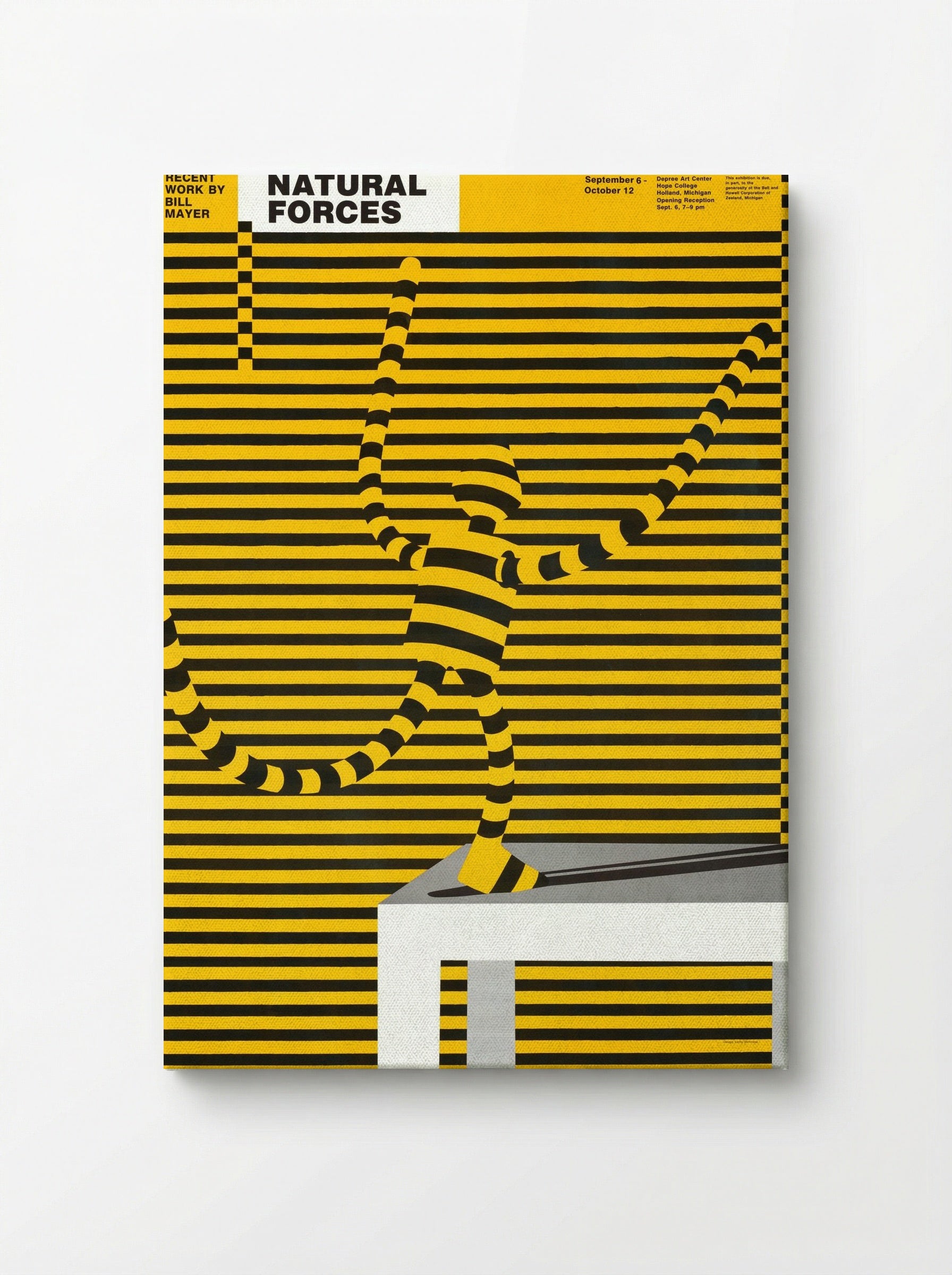 Natural Forces: Recent Work by Bill Mayer (Poster) - Lanny Sommese - Canvas