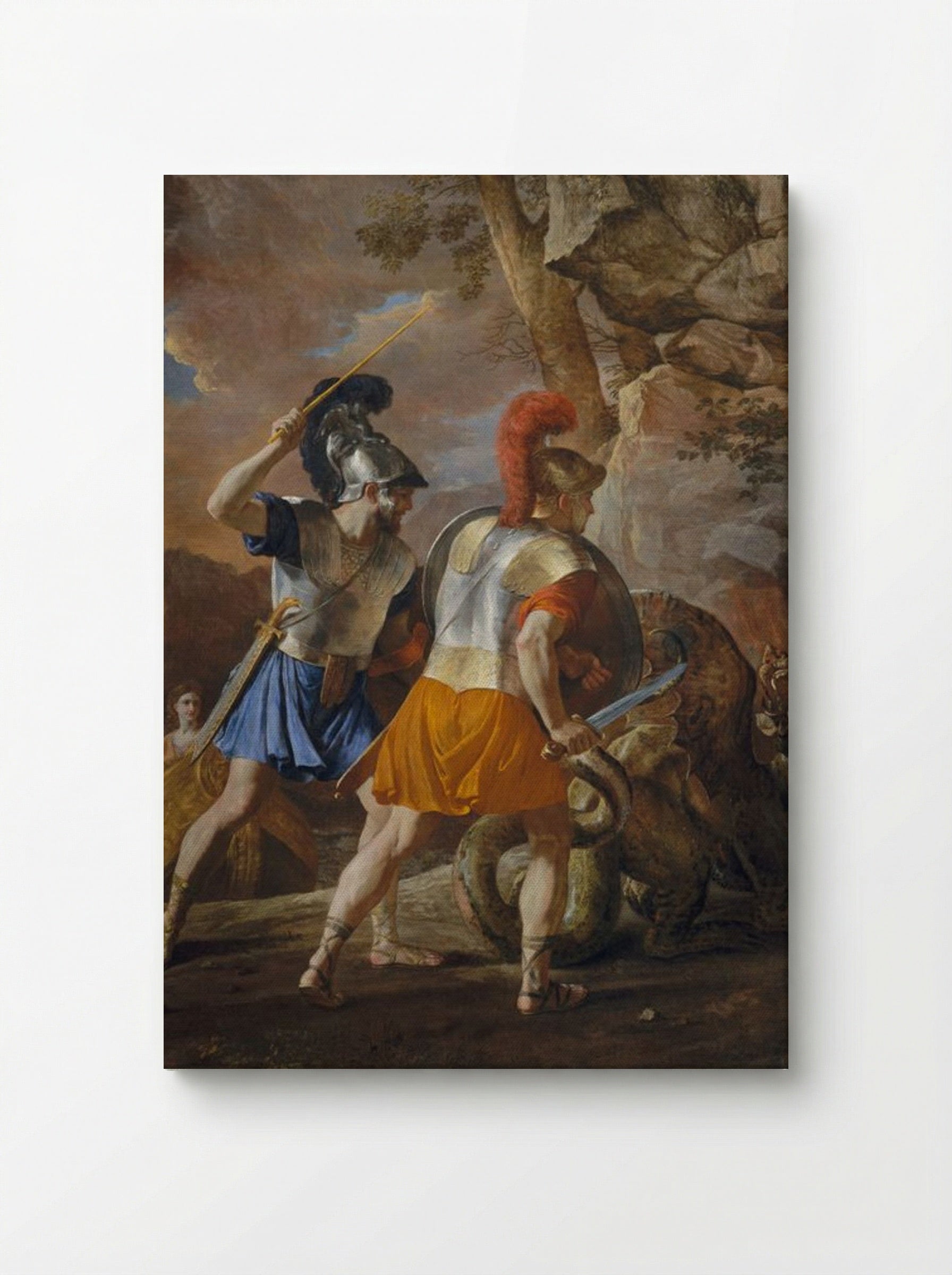 The Companions of Rinaldo - Jean-Honoré Fragonard - Canvas