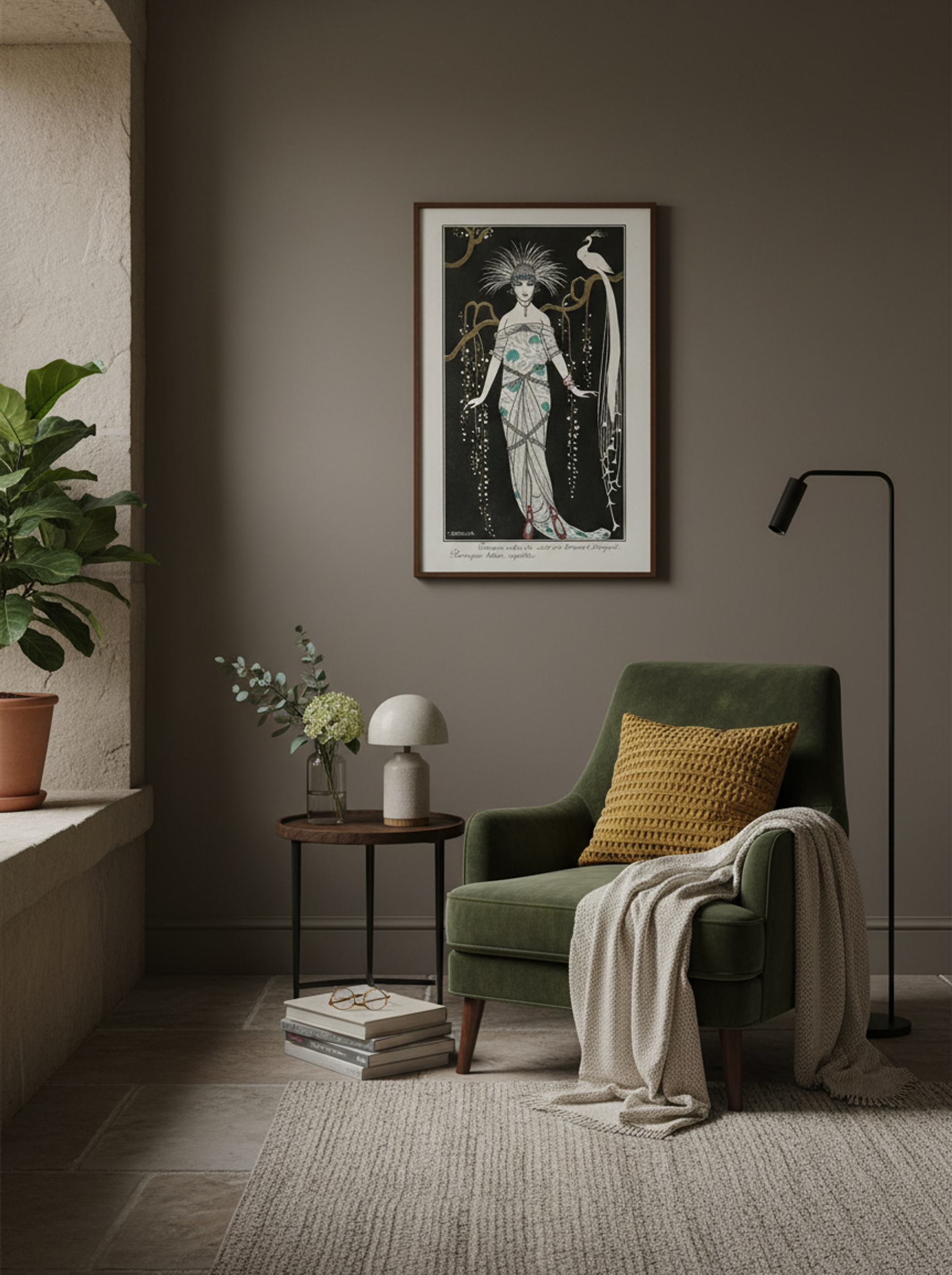 Grande Robe du Soir en Brocart d'Argent - George Barbier - Lifestyle