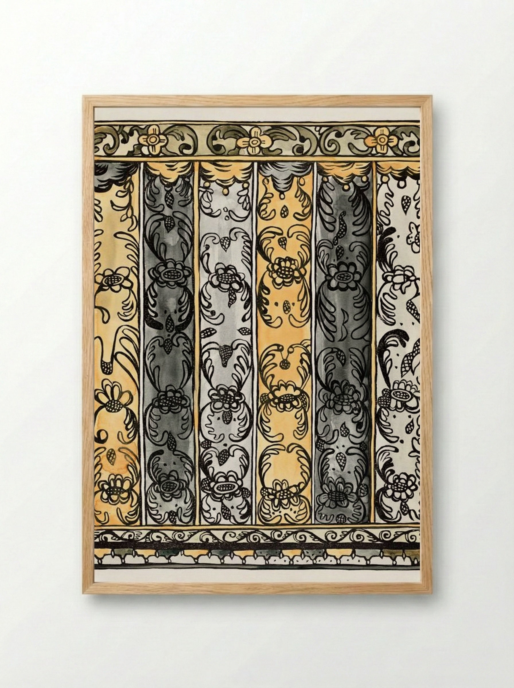 Plate 22, Wall Decoration: Laguna (From Portfolio) - Fine Art Print - Framed Print Wood