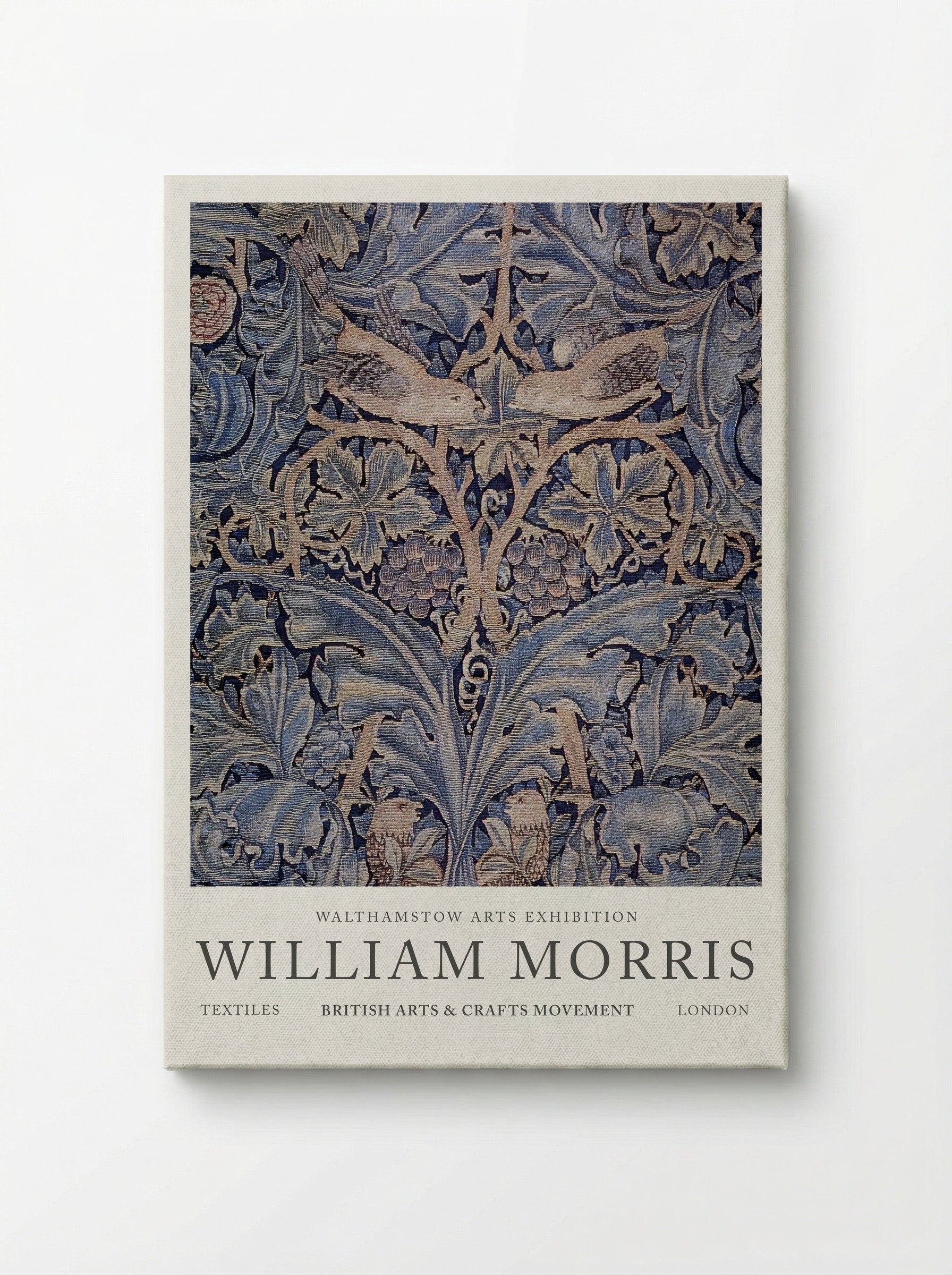 Cabbage and Vine Tapestry - William Morris - Canvas