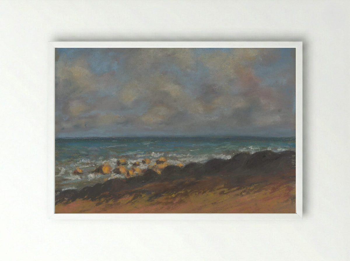 Baltic Region - Zolo Palugyay - Framed Print White