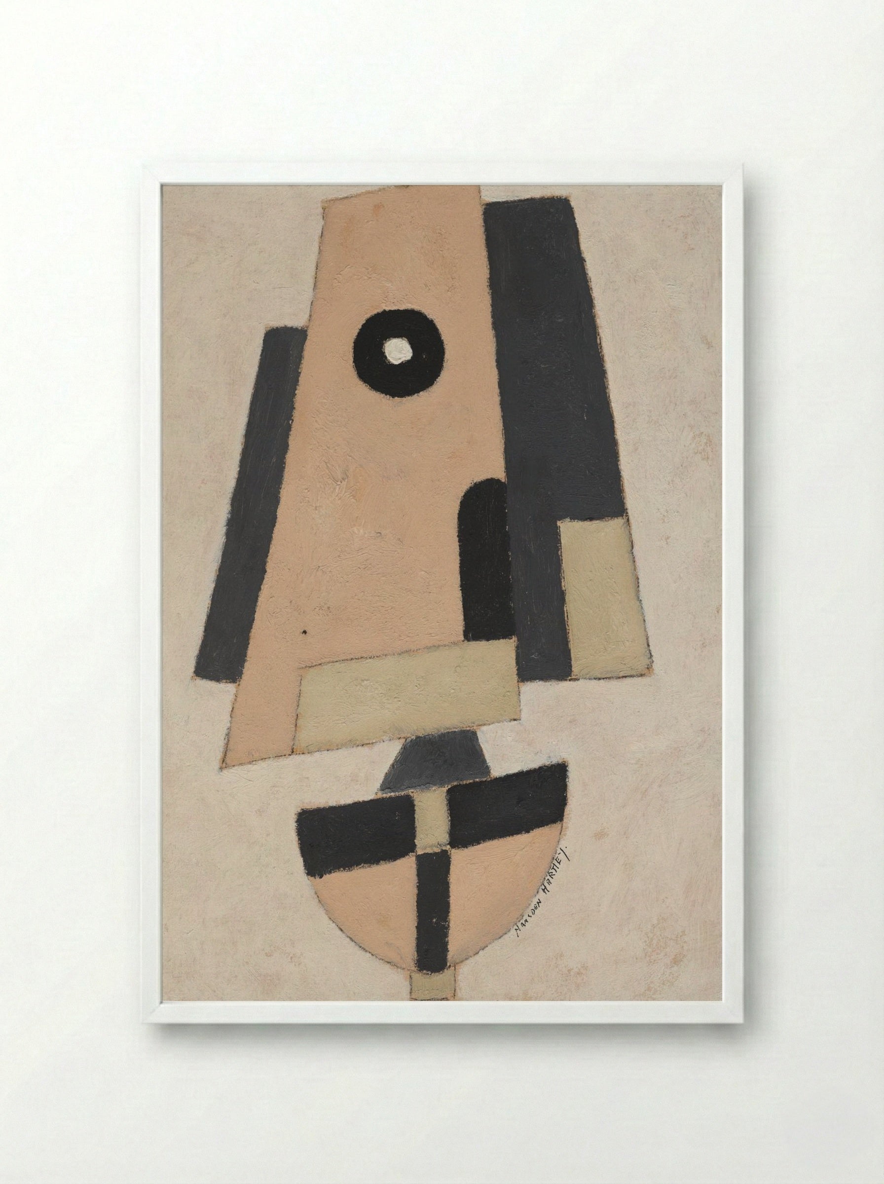 Movement, Bermuda - Marsden Hartley - Framed Print White