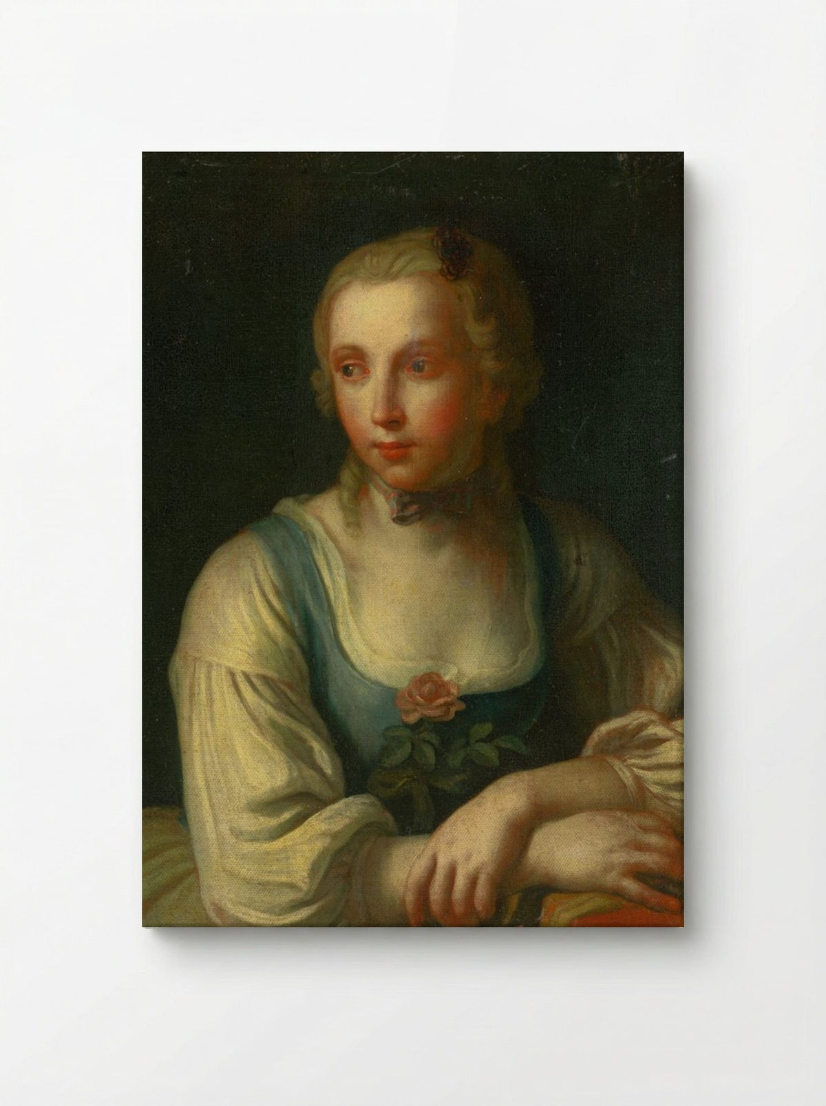 Portrait of a Girl - Fine Art Print - Canvas