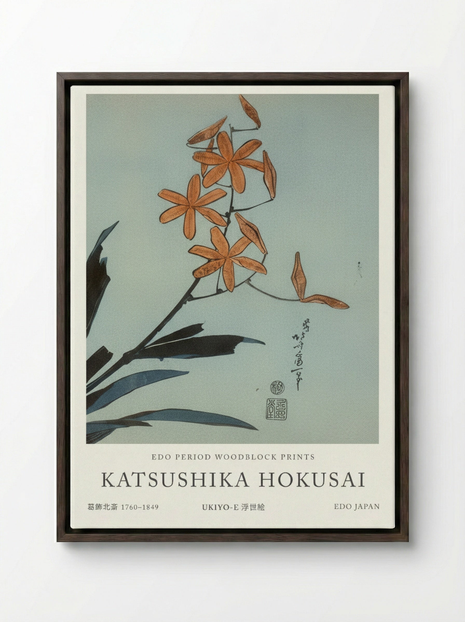 Orange Orchids – Fine Art Print