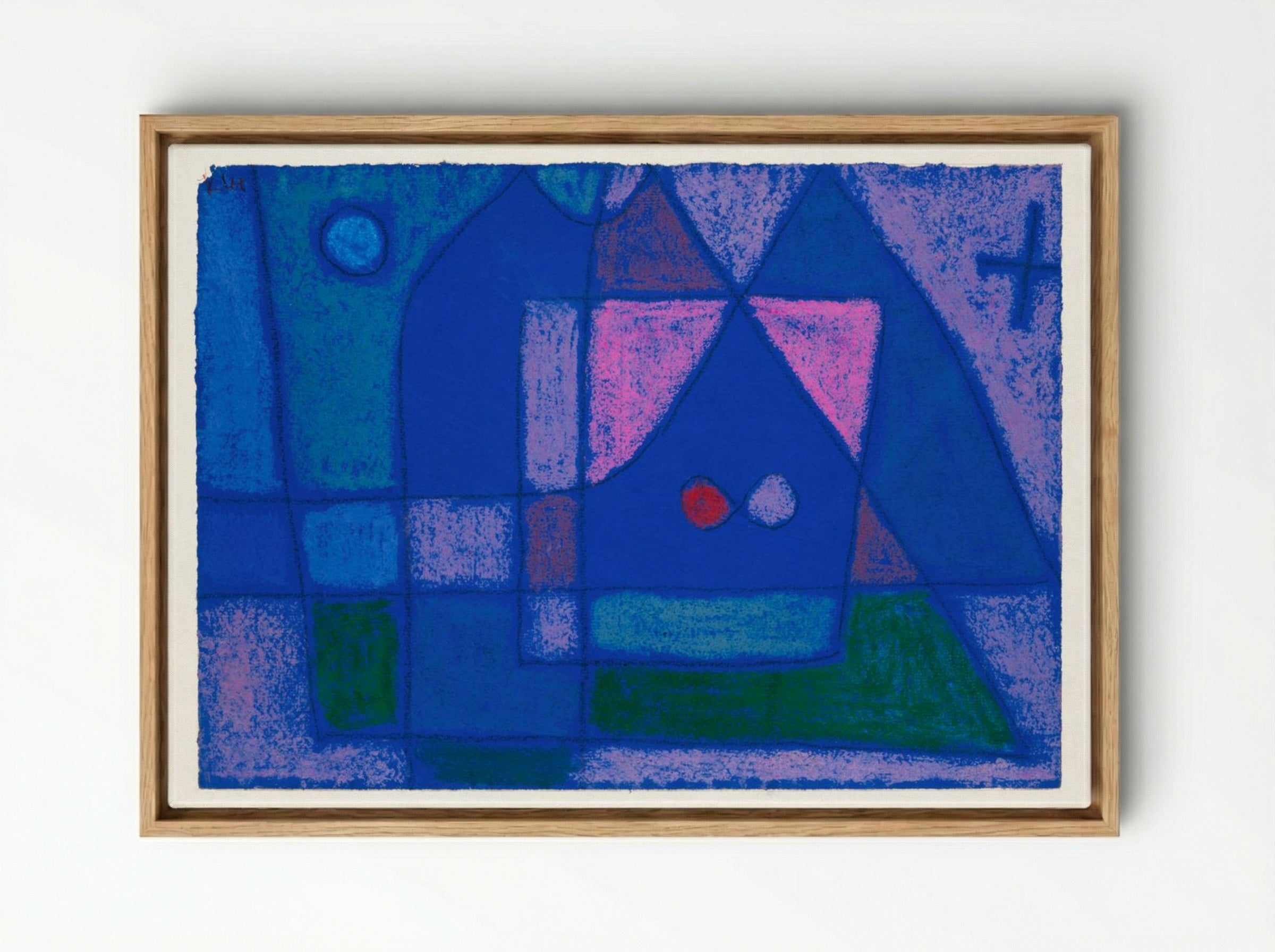 A Little Room in Venice - Paul Klee - Framed Canvas Wood