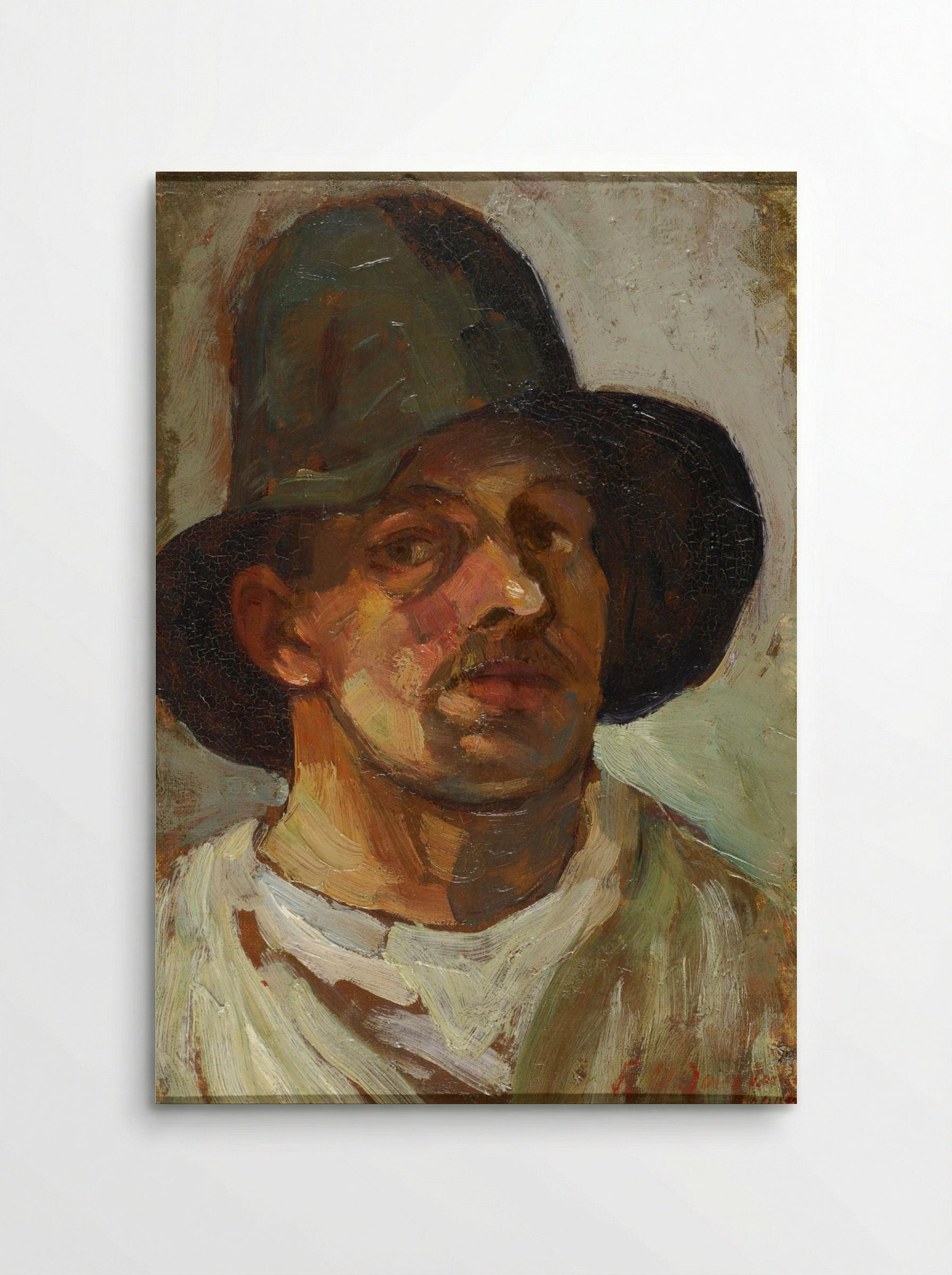 Self-Portrait with Hat - Theo van Doesburg - Poster
