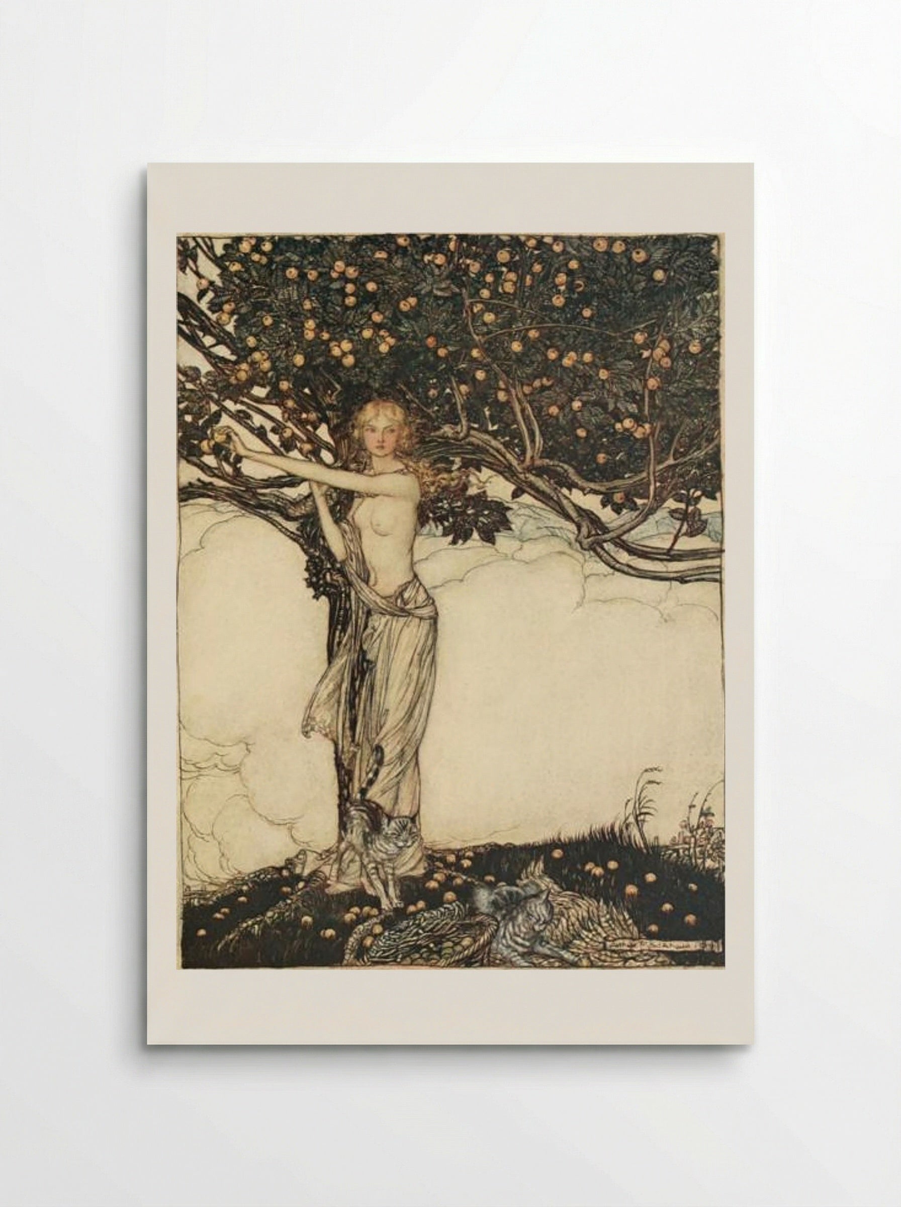Freia, the fair one - Arthur Rackham - Poster