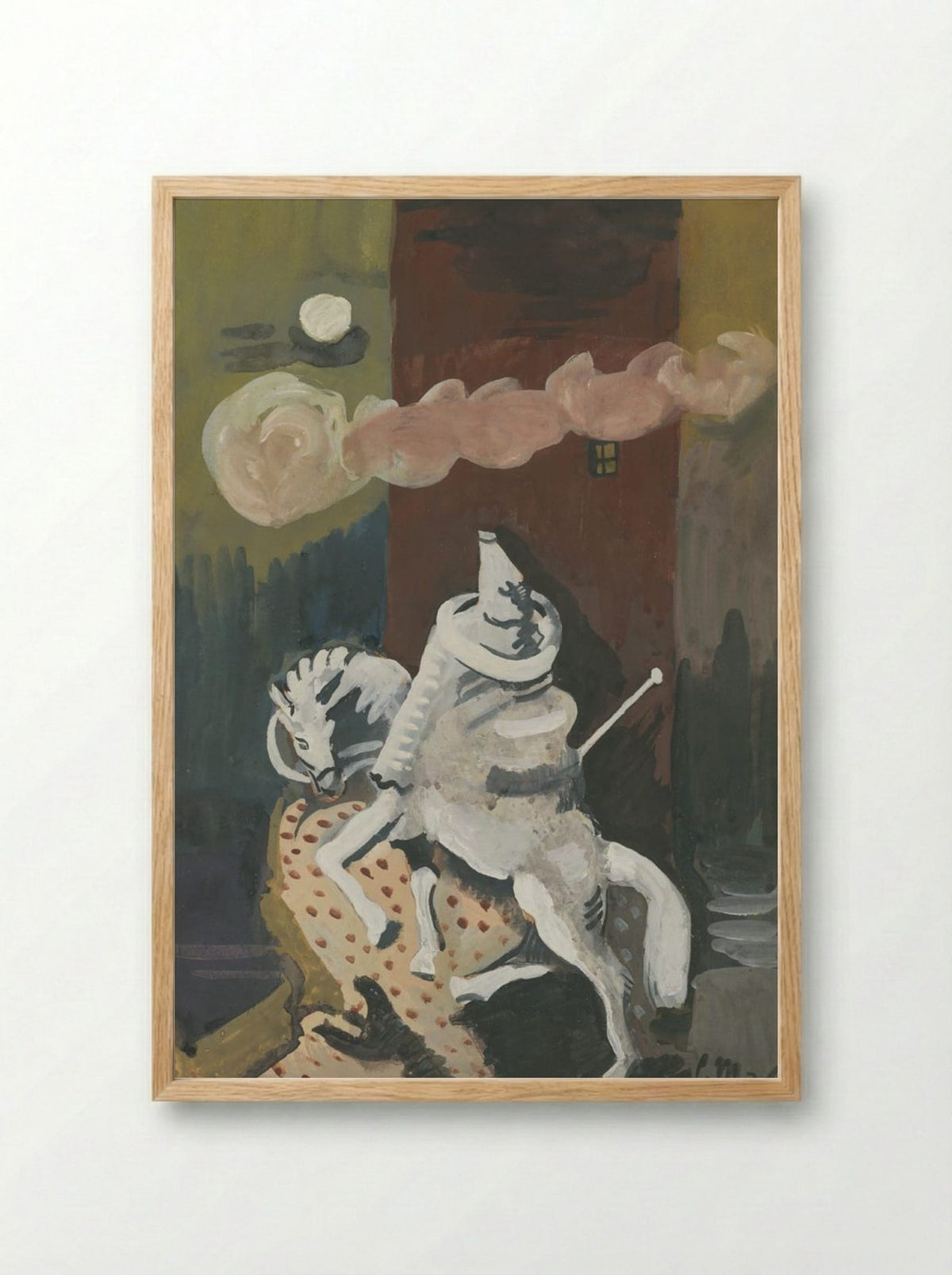 At Night - Cyprián Majerník - Framed Print Wood
