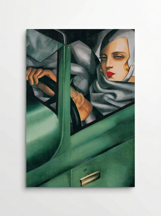 My Portrait (Self-Portrait in the Green Bugatti) - Tamara de Lempicka
