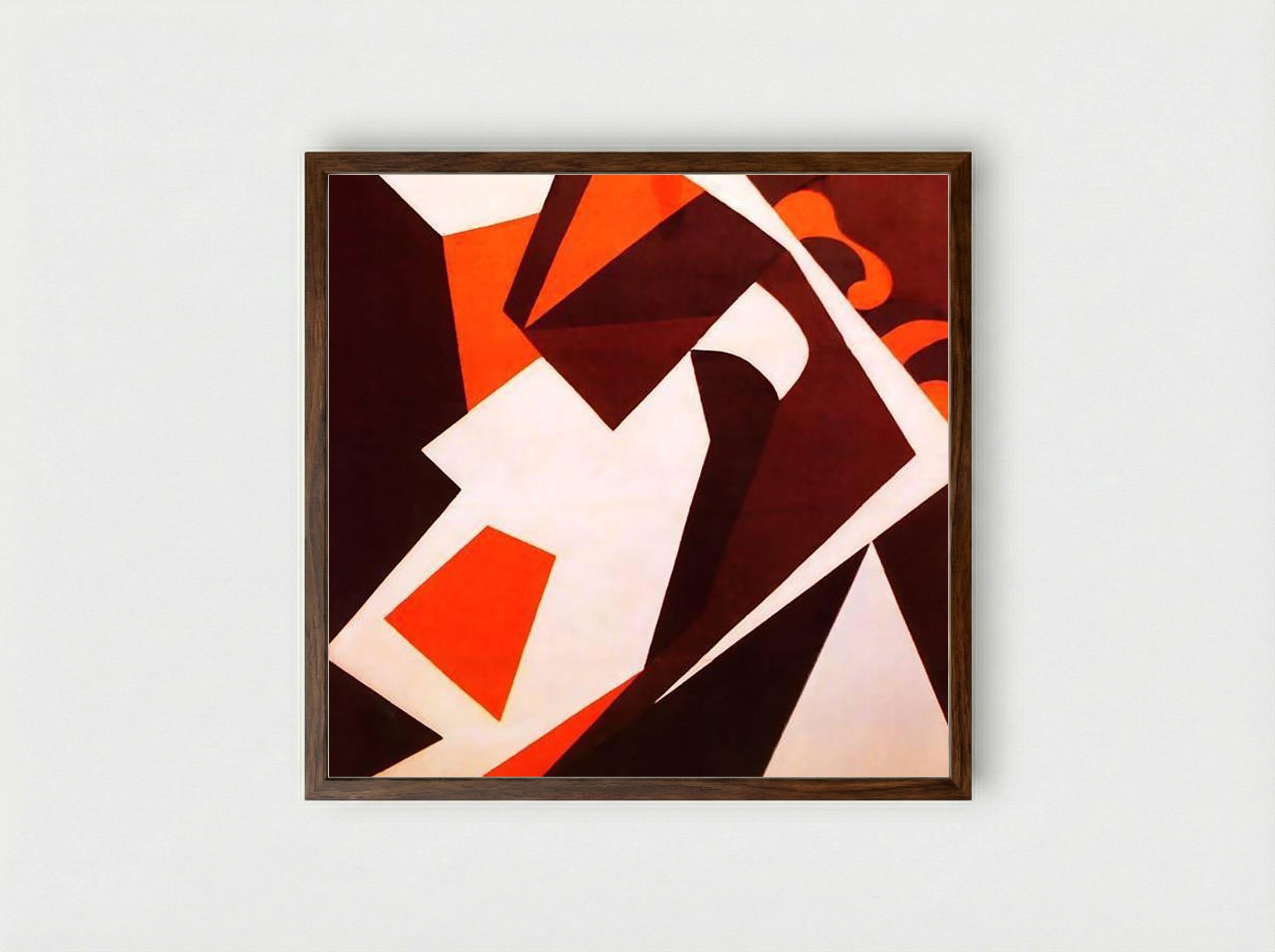 Geometric Forms - Jean Arp - Framed Print Dark Wood