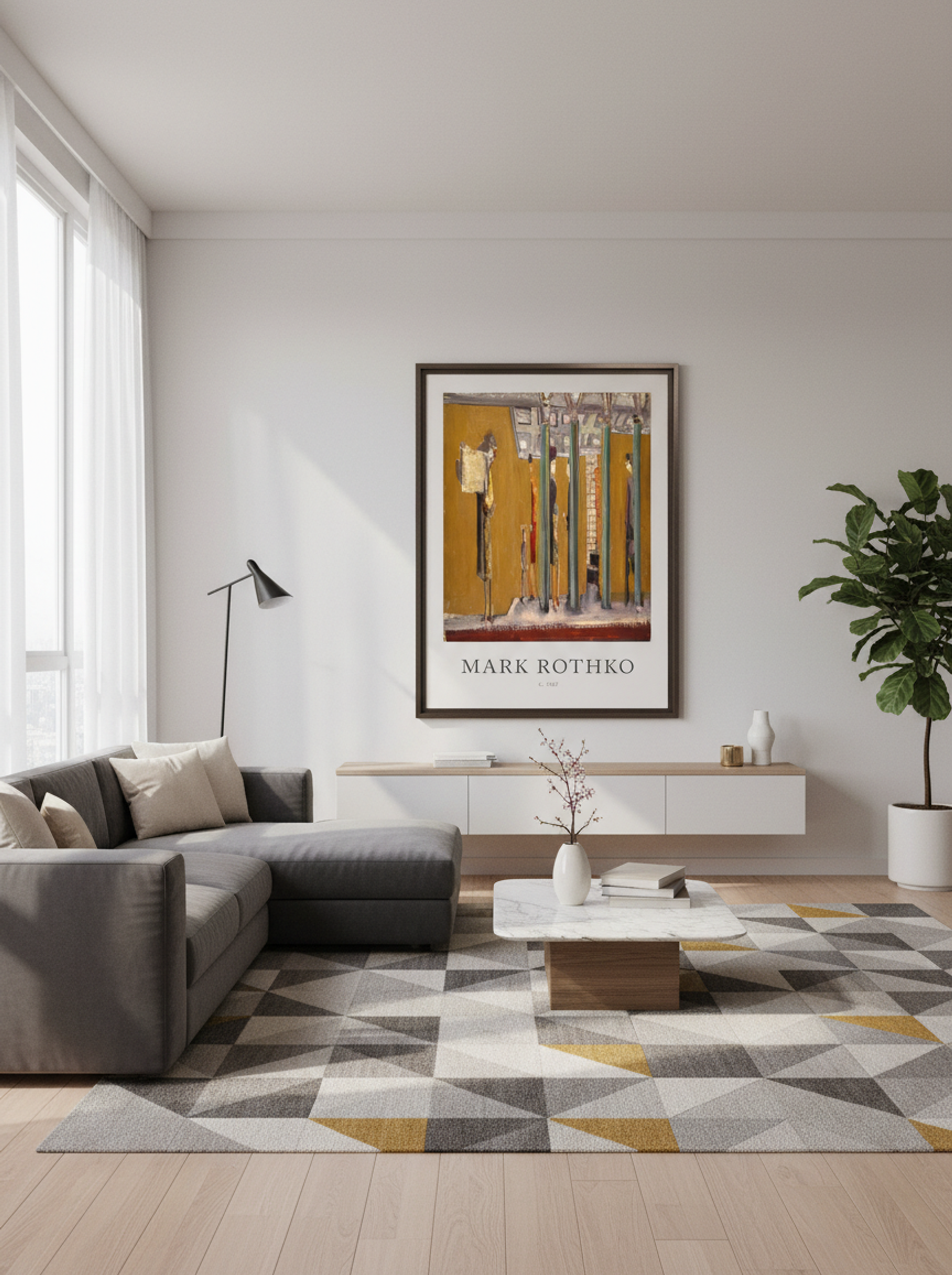 Untitled (Subway Scene) - Mark Rothko - Lifestyle