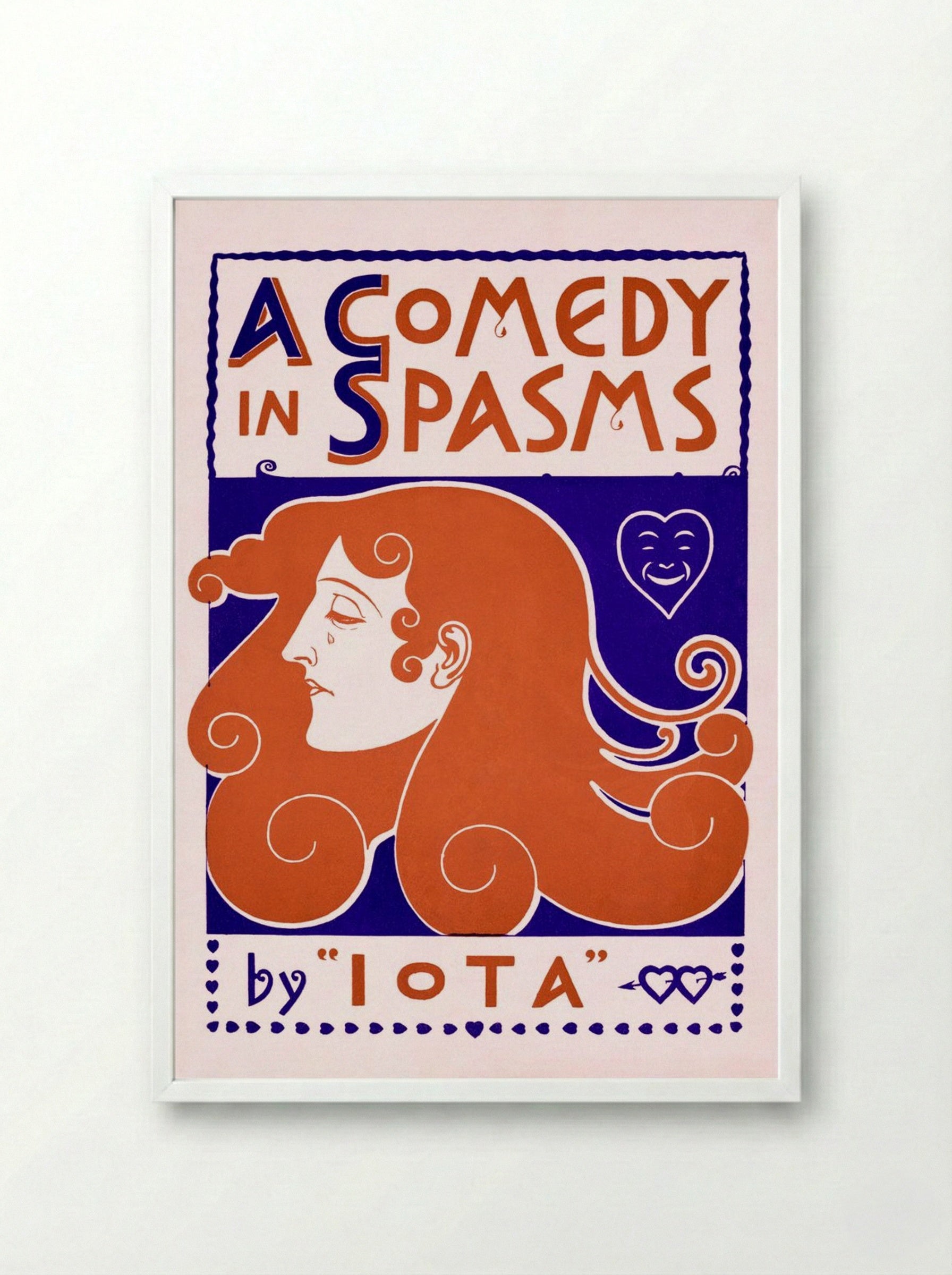 A Comedy in Spasms - Iota (Kathleen Mannington Hunt Caffyn) - Framed Print White