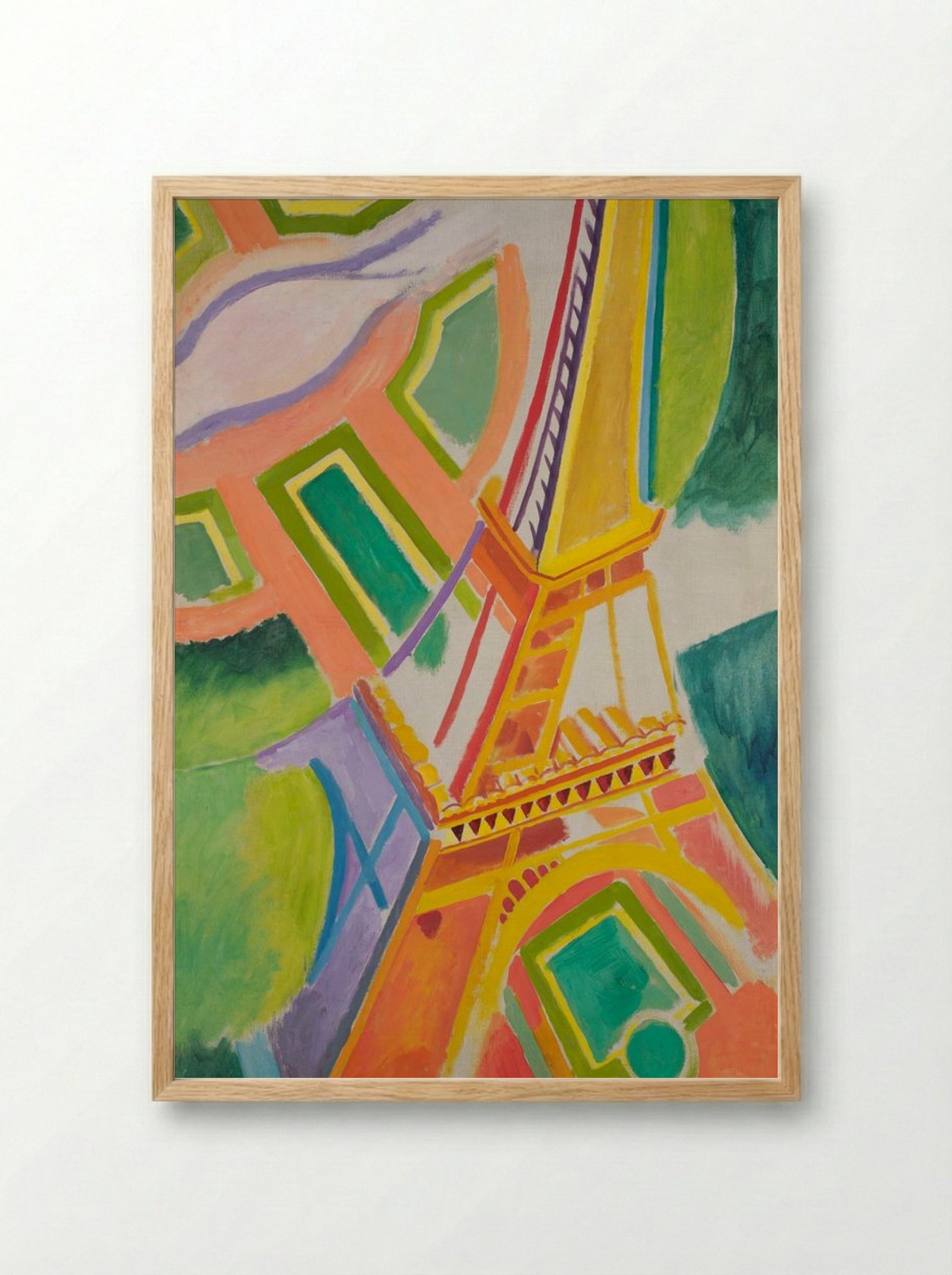 Eiffel Tower - Robert Delaunay - Framed Print Wood