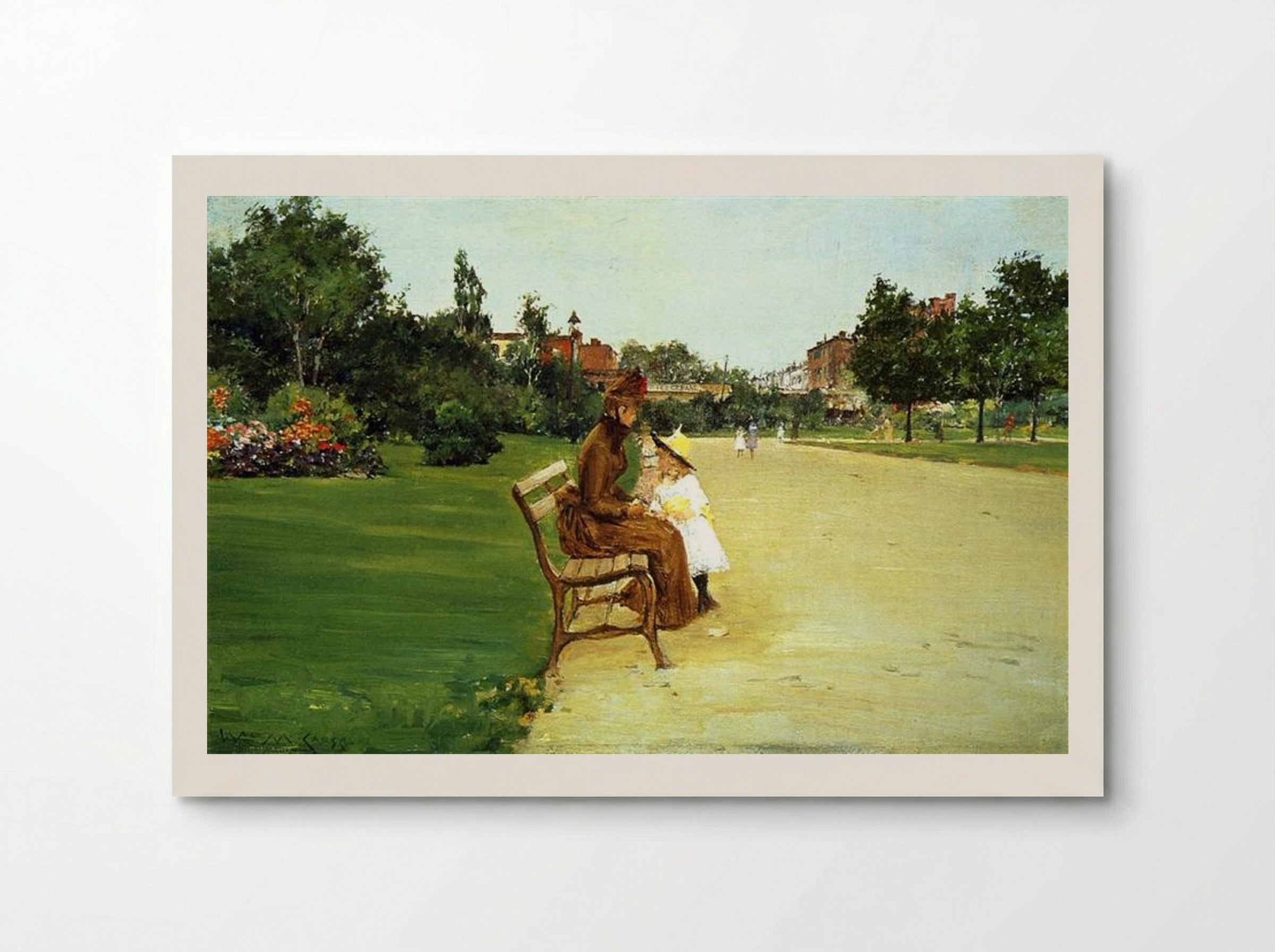 The Park - William Merritt Chase - Poster