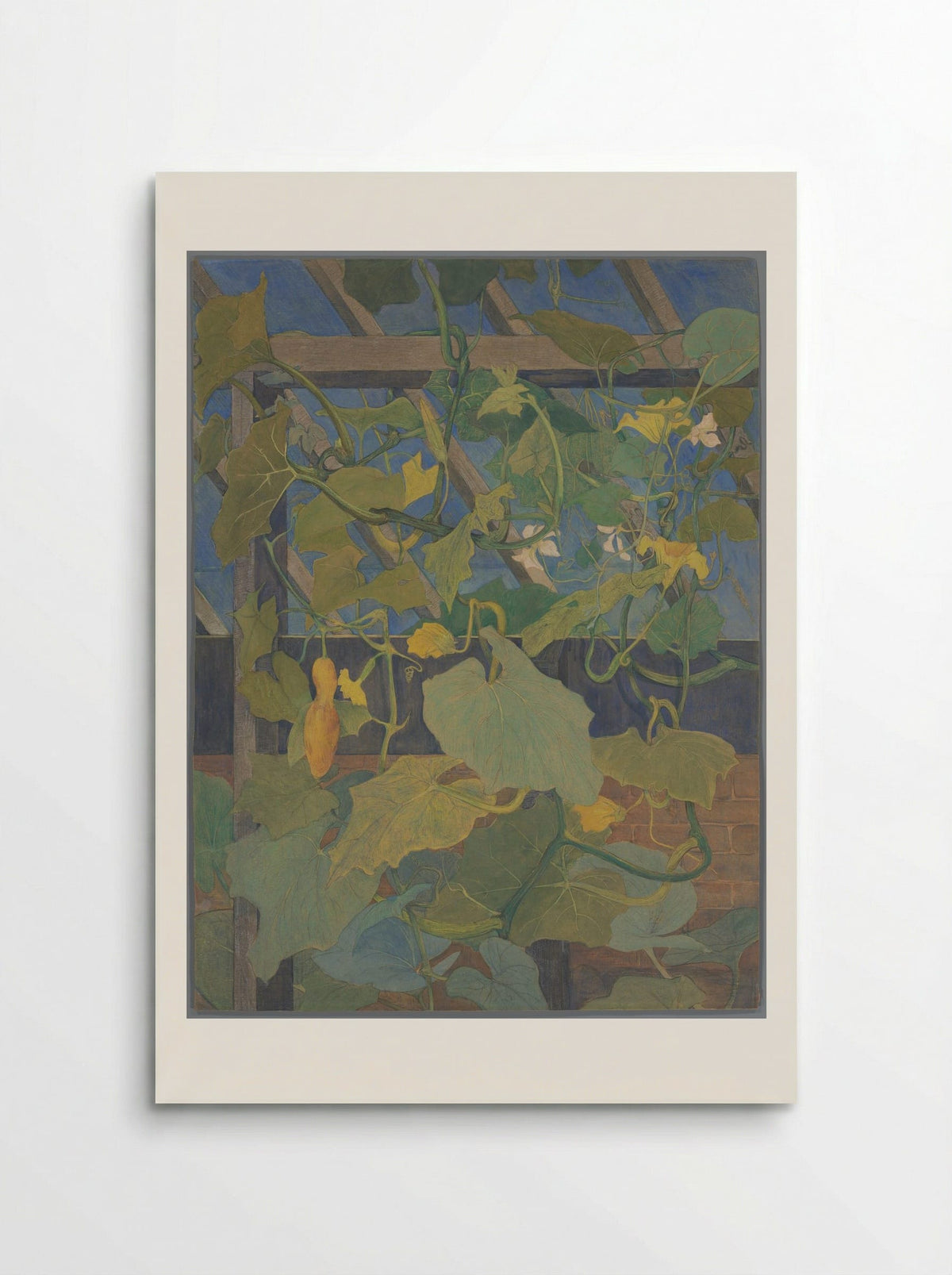 Greenhouse with Ornamental Gourds - Theo van Hoytema - Poster