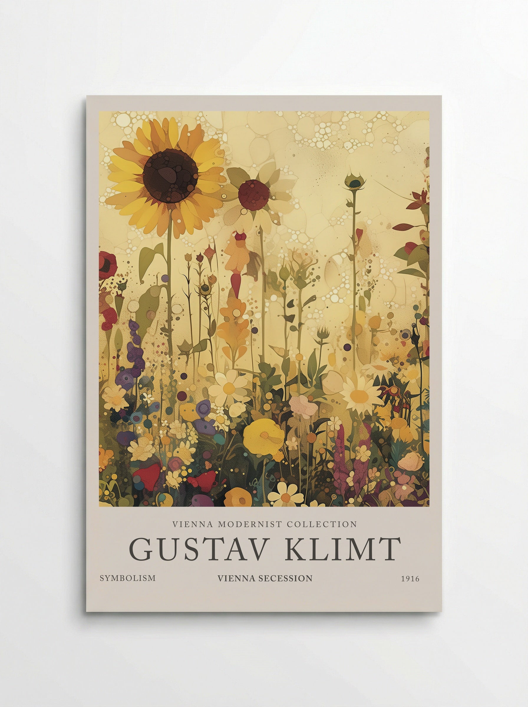 Sunflower Reverie - Gustav Klimt - Poster