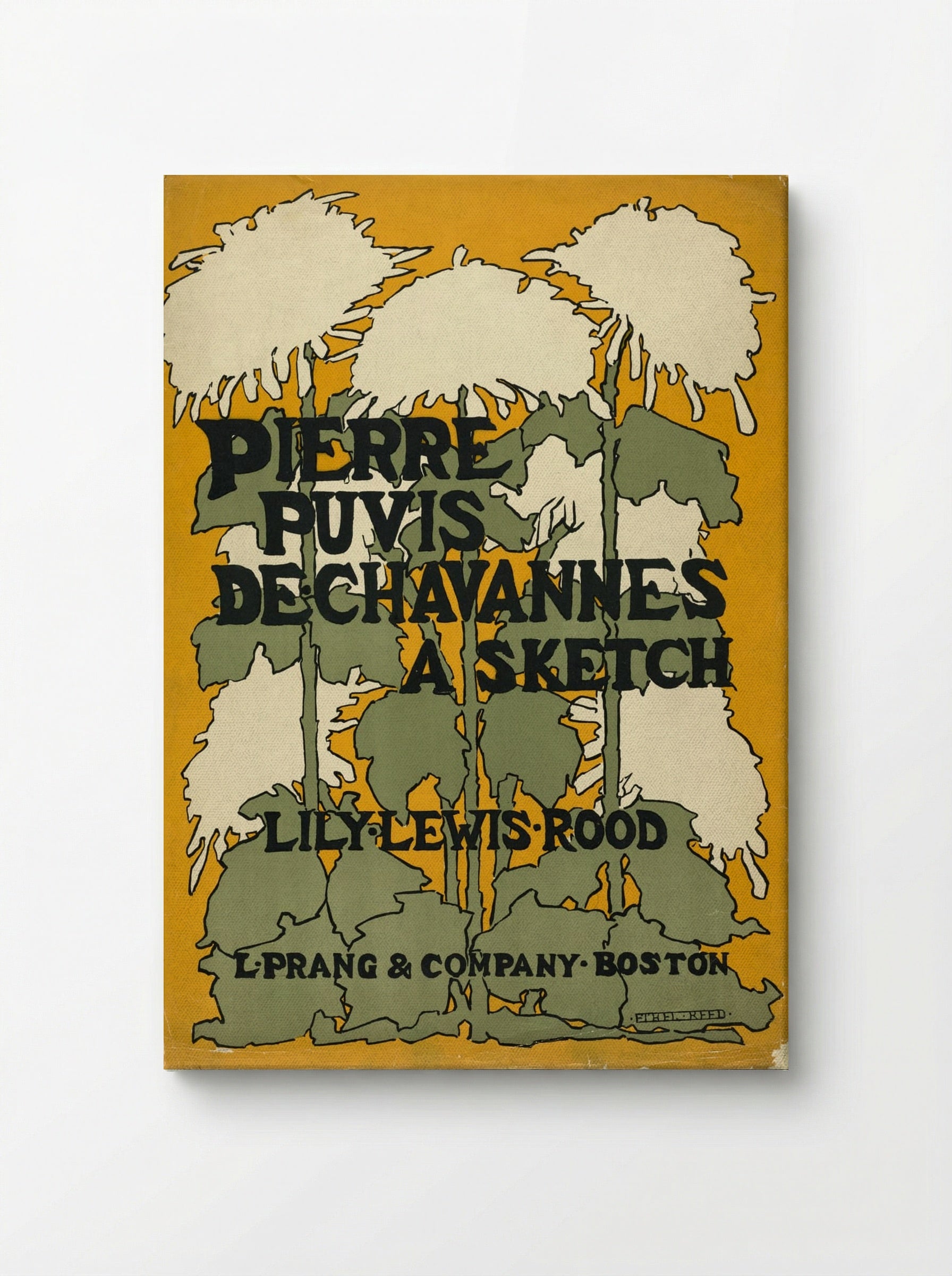 Floral Design (After Pierre Puvis de Chavannes) - Fine Art Print - Canvas