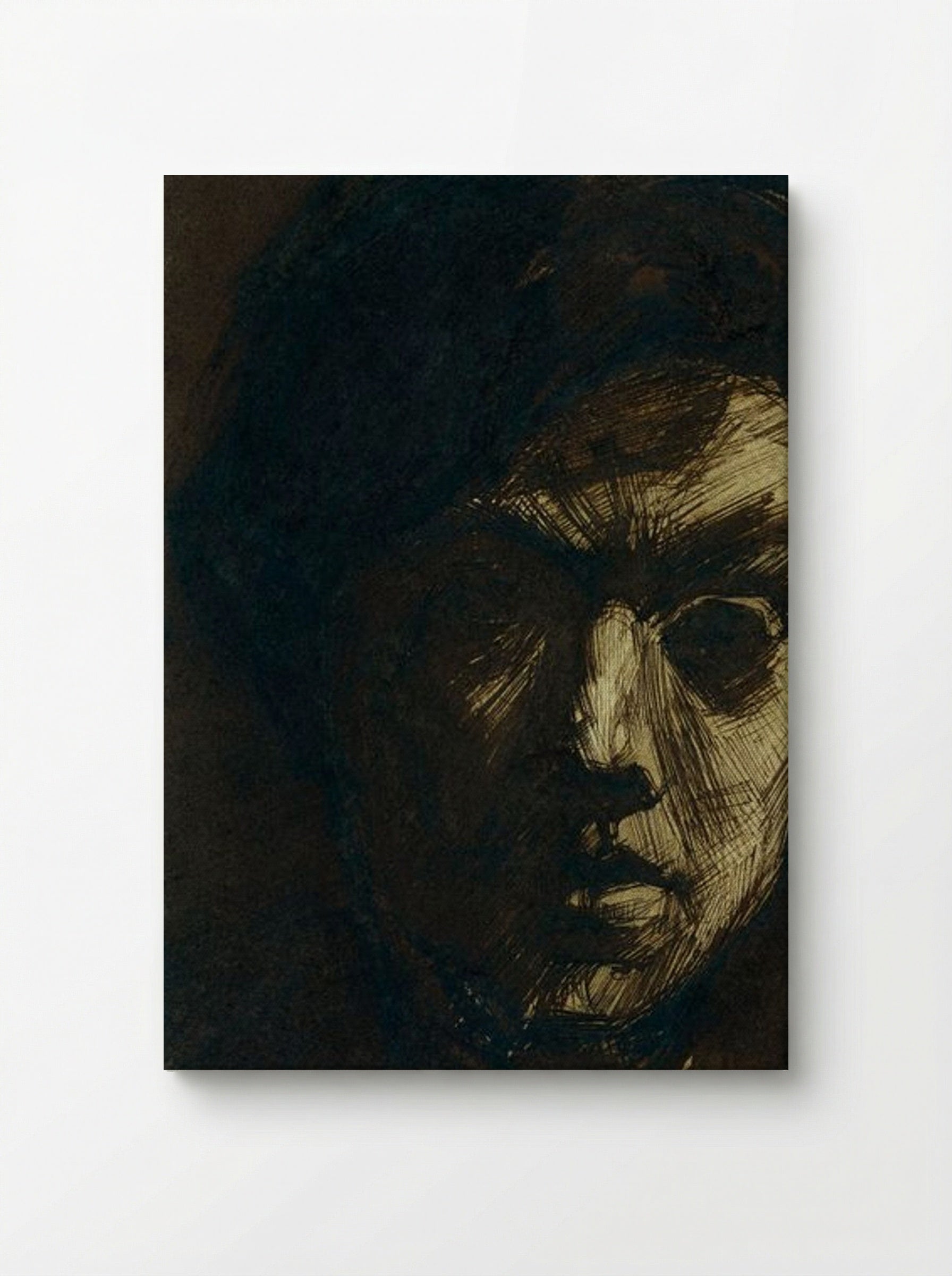 Self-Portrait of the Painter Jan Toorop - Jan Toorop - Canvas