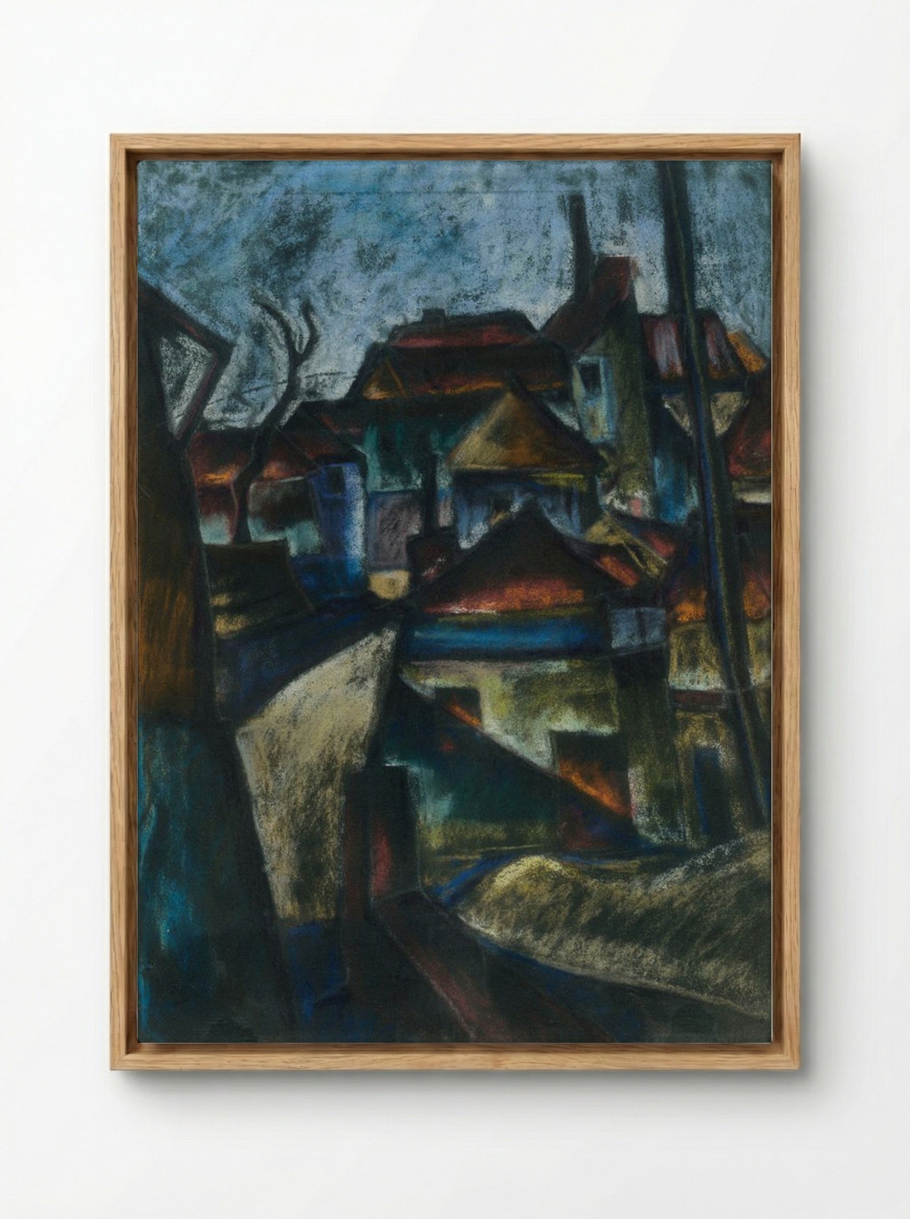 In Suburbs - Konstantin Bauer - Framed Canvas Wood
