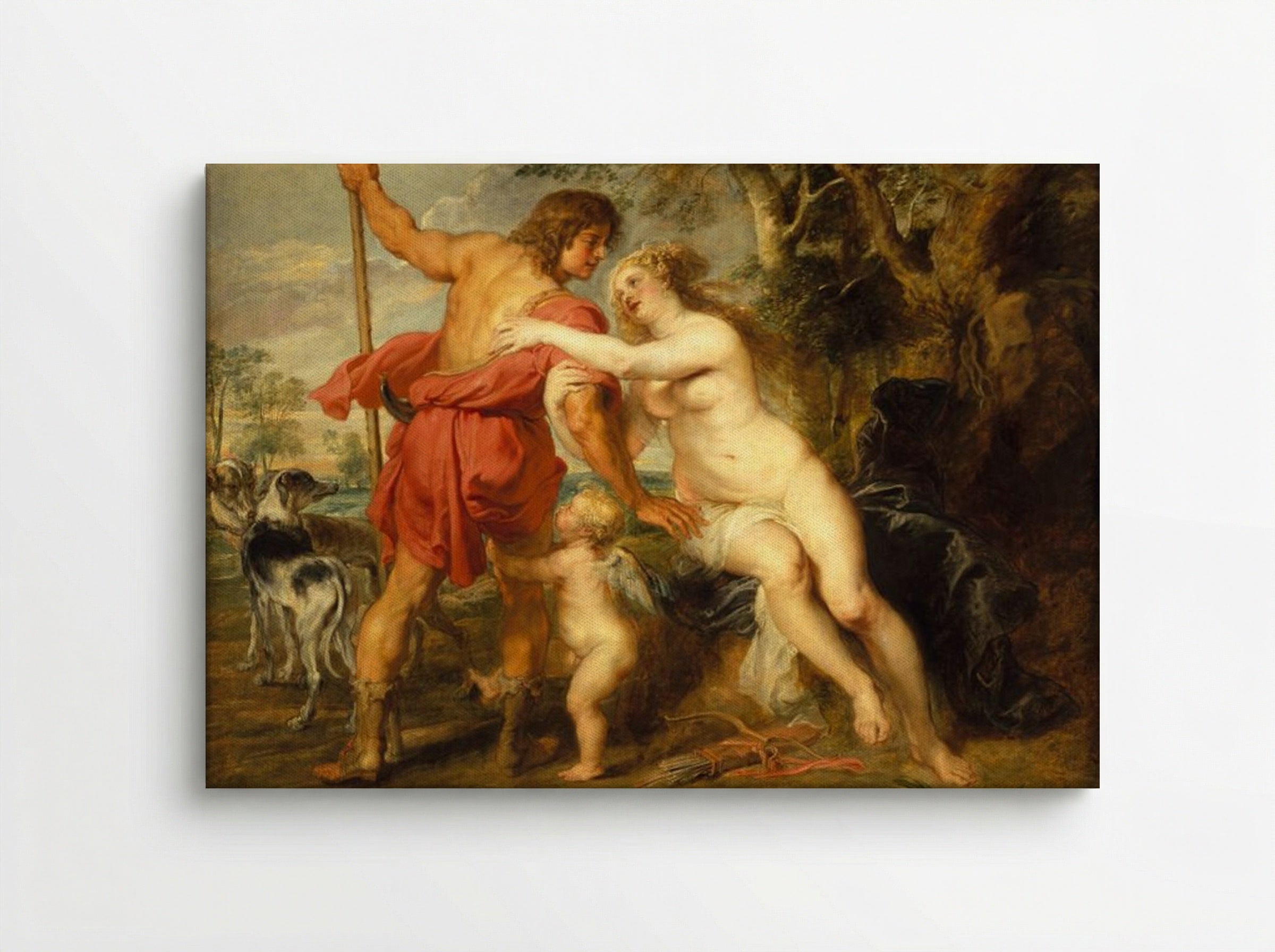 Venus and Adonis - Peter Paul Rubens - Canvas