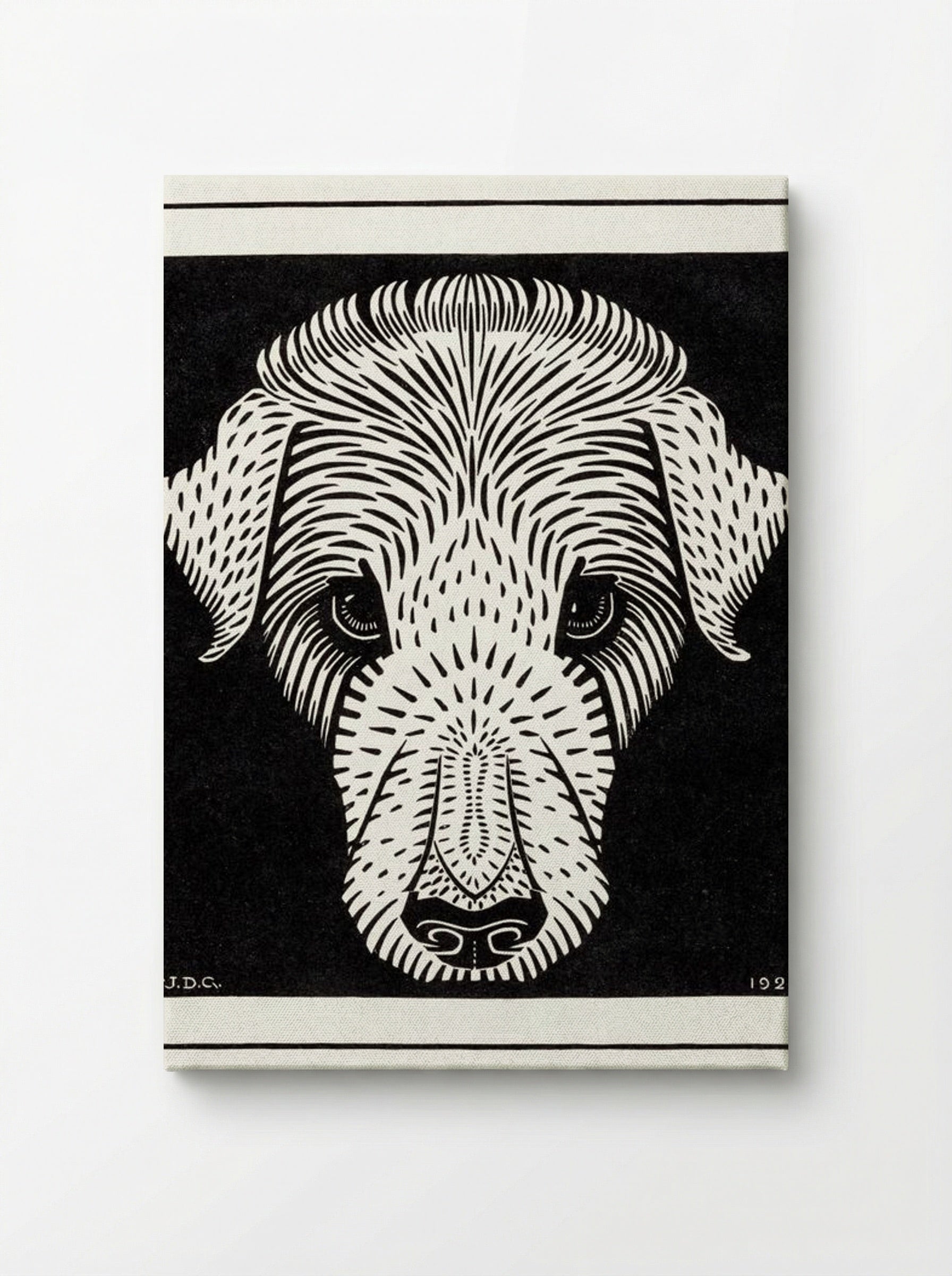 Dog's Head - Julie de Graag - Canvas