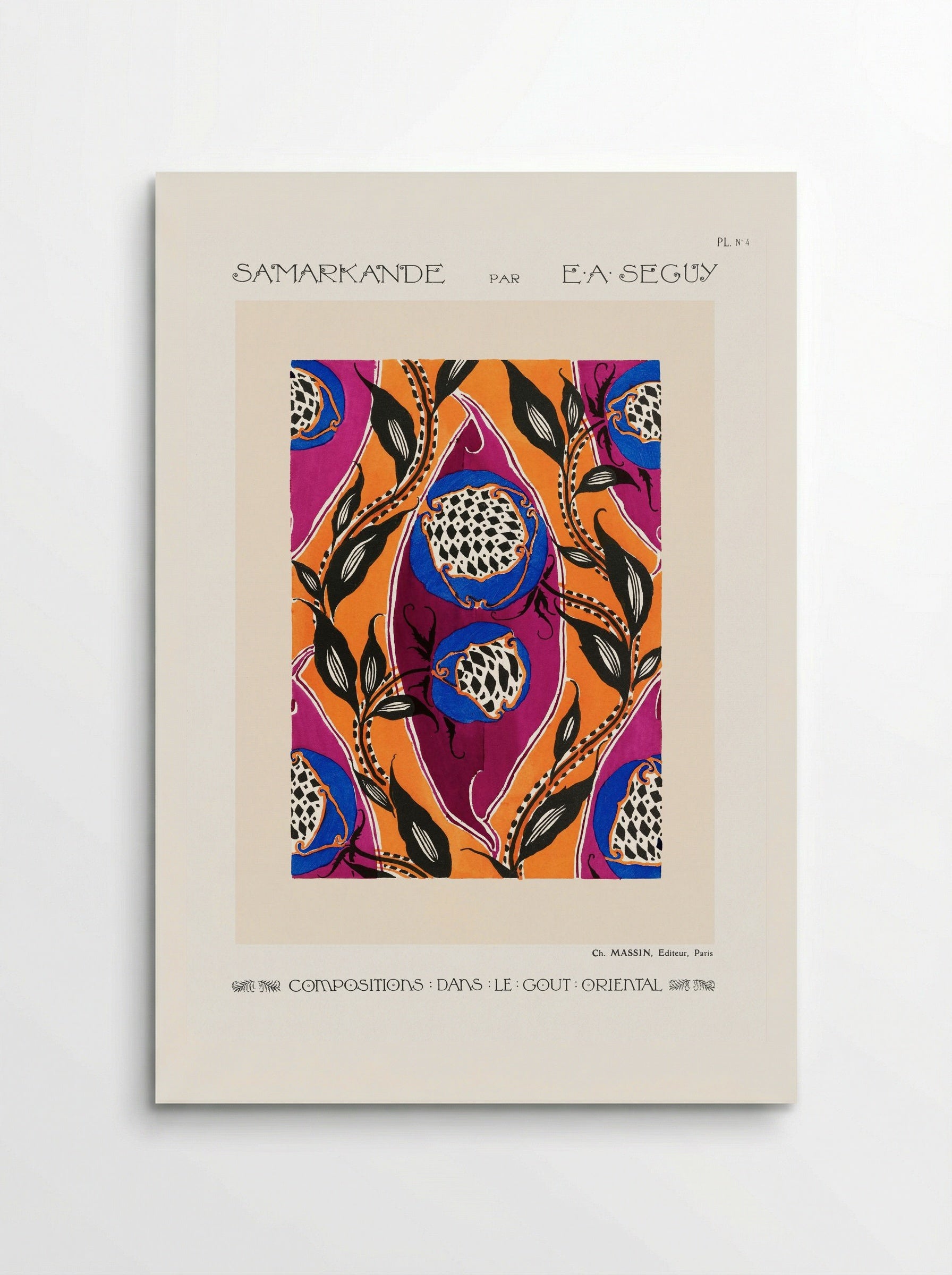 Samarkande, Planche No. 4 - Émile-Allain Séguy - Poster